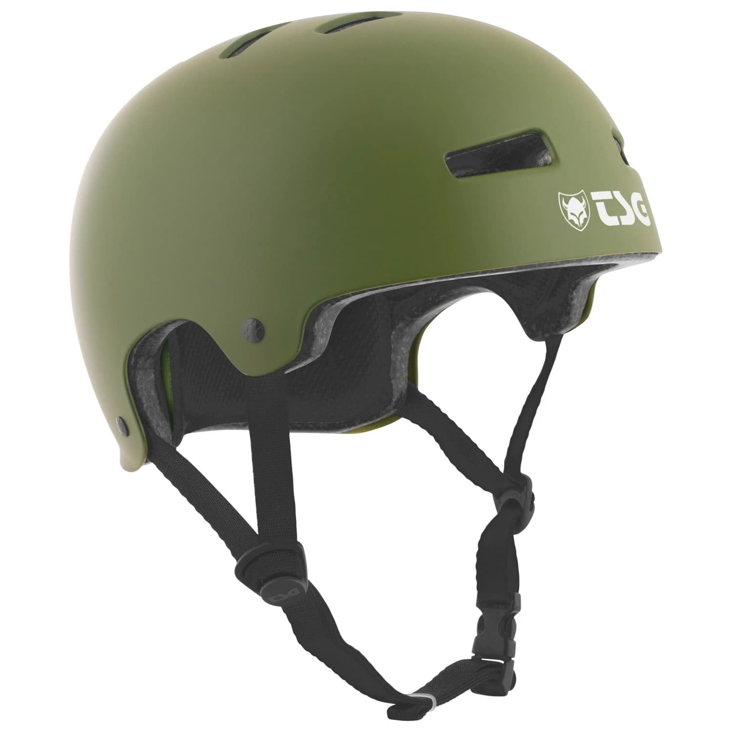 Детска каска за планинско колоездене Tsg Kid's Evolution Solid Color Bike helmet - Satin Olive