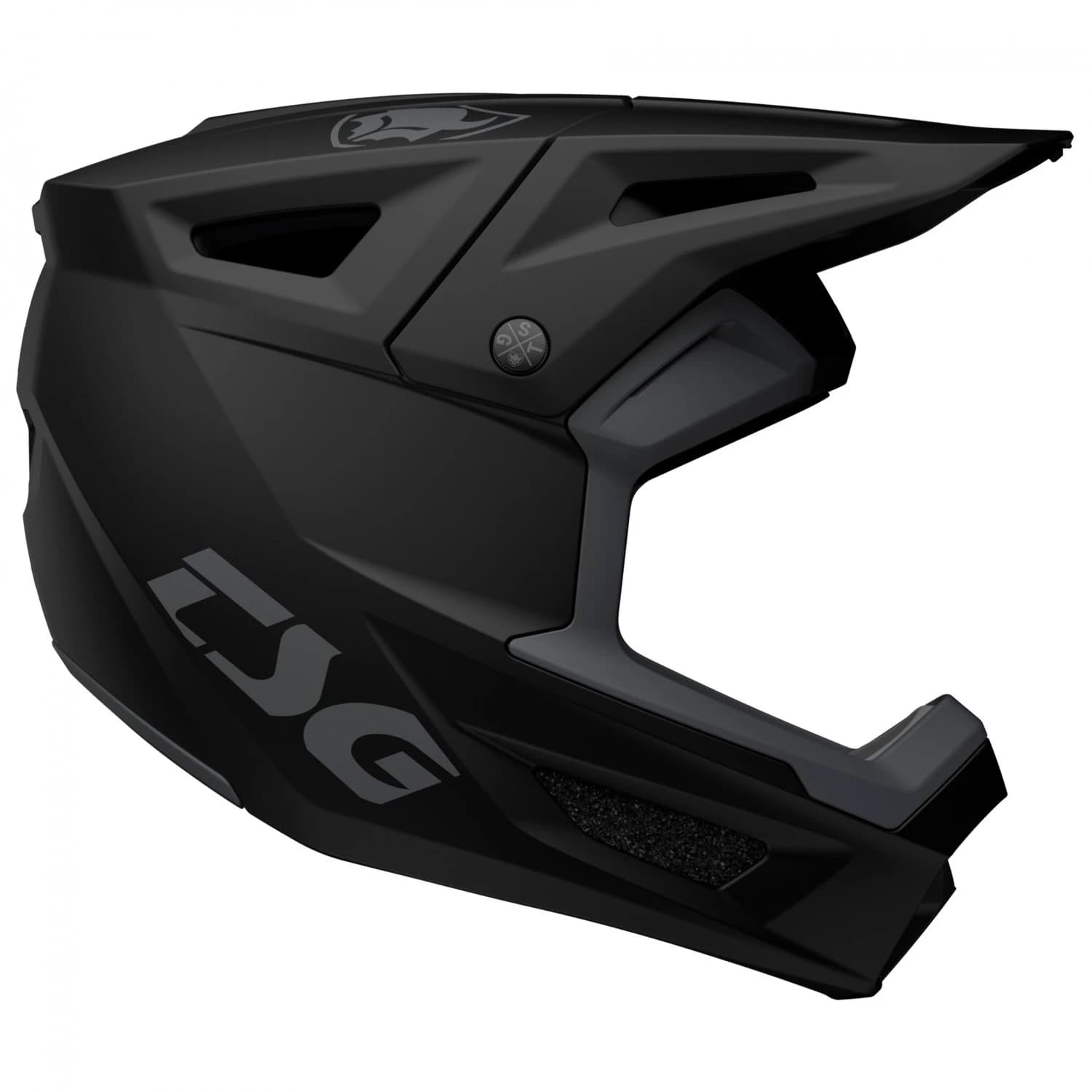 Full Face каска TSG Sentinel Solid Color Bike helmet - Satin Black