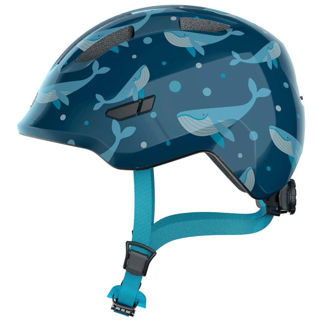 Детска каска за велосипед Abus Kid's Smiley 3.0 Bike helmet - Blue Whale