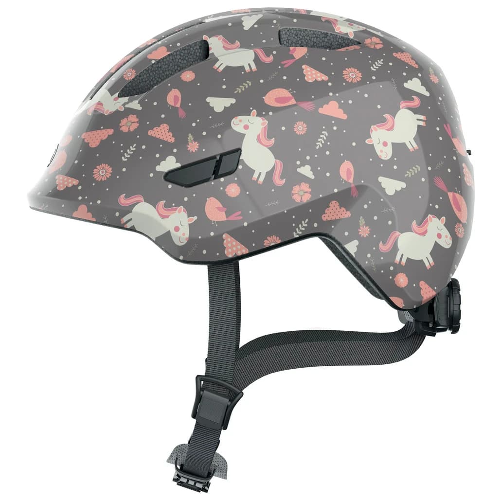 Детска каска за велосипед Abus Kid's Smiley 3.0 Bike helmet - Grey Horse