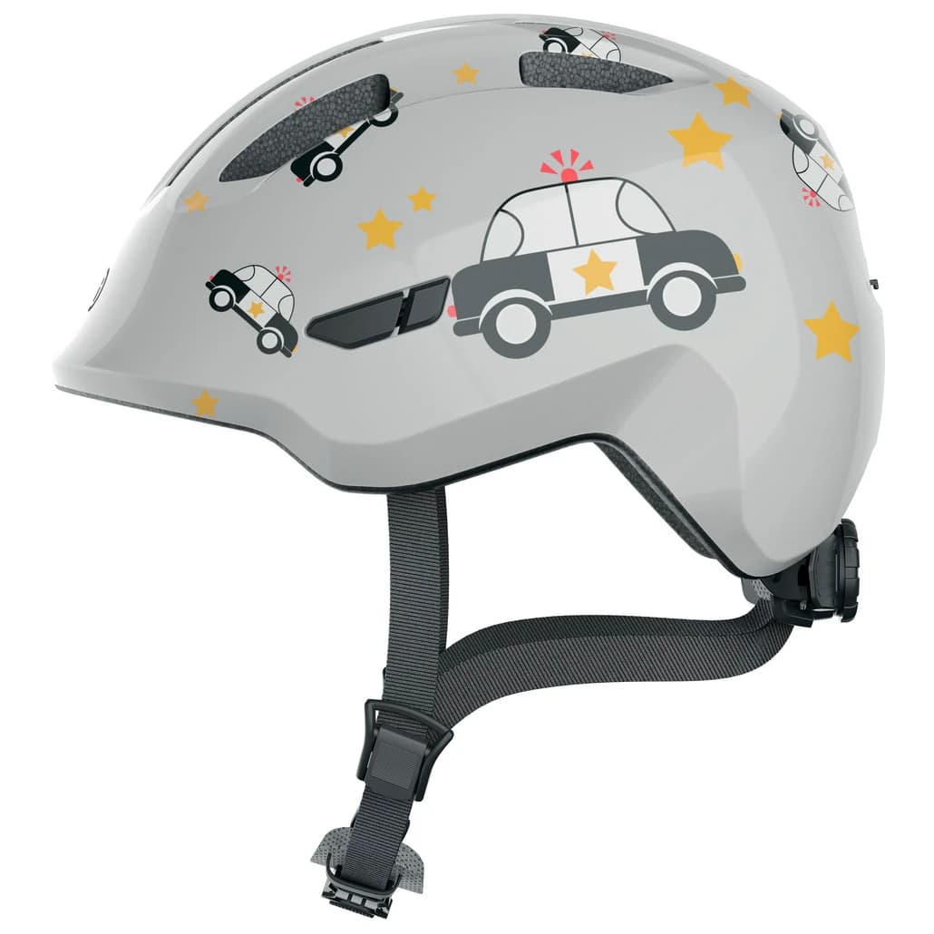 Детска каска за велосипед ABUS Kid's Smiley 3.0 Bike helmet - Grey Police