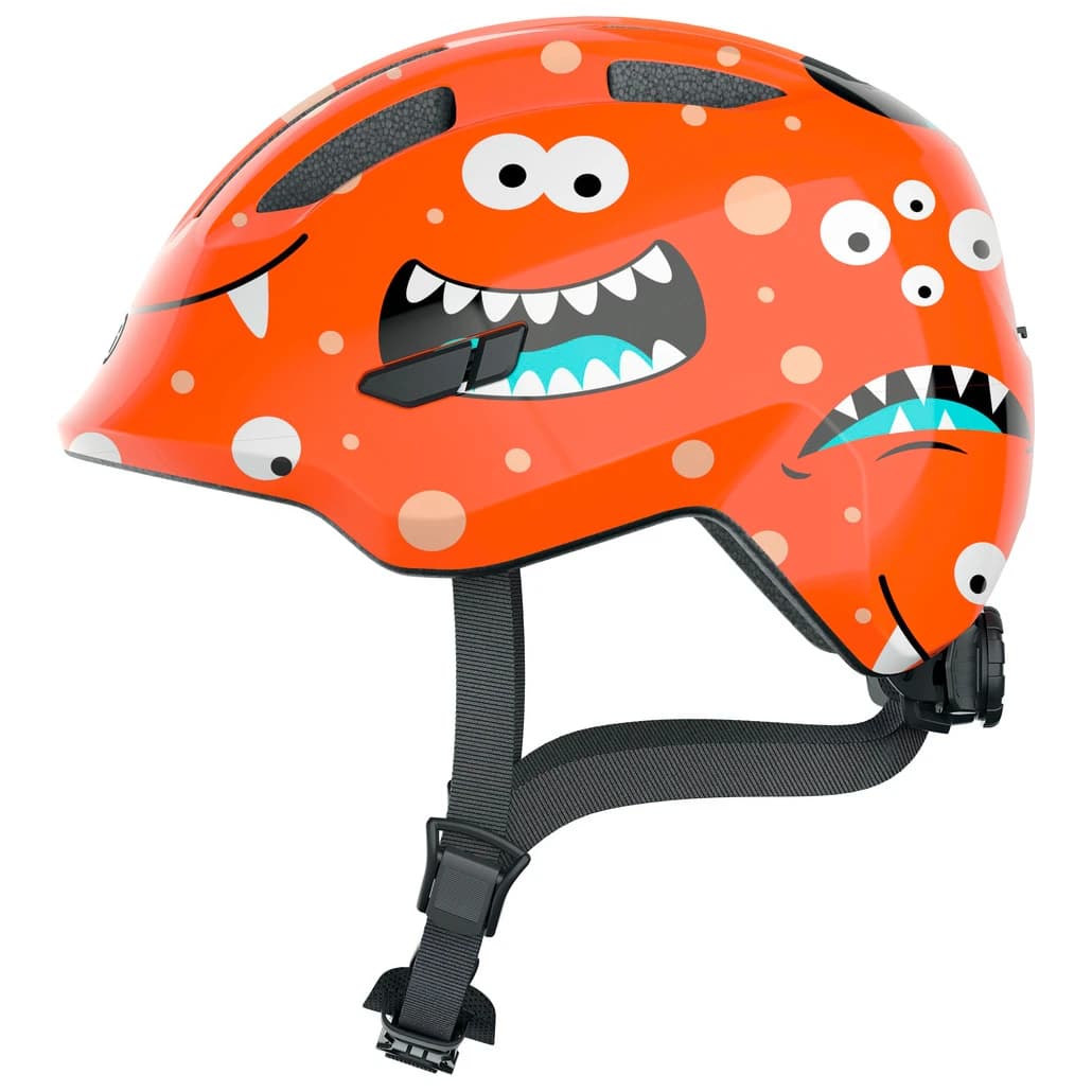 Детска каска за велосипед ABUS Kid's Smiley 3.0 Bike helmet - Orange Monster