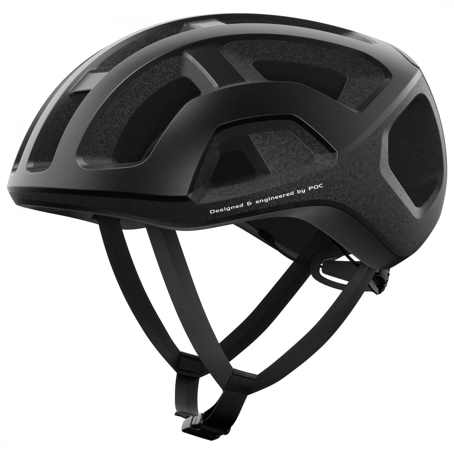 Каска за шосейно колоездене POC Ventral Lite Bike helmet - Uranium Black Matt