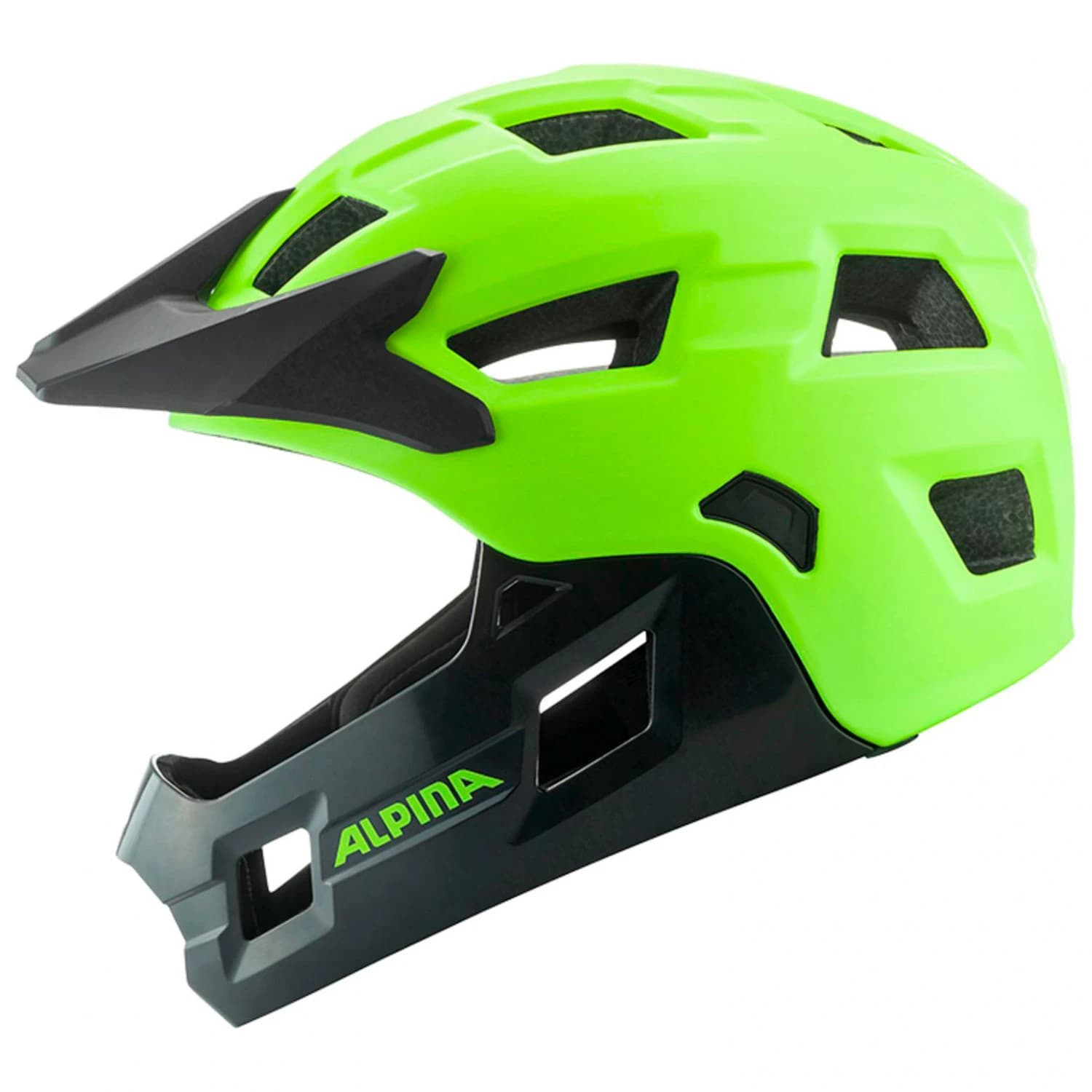 Детска full Face каска Alpina Kid's Rupi Bike helmet - Be Visible Matt