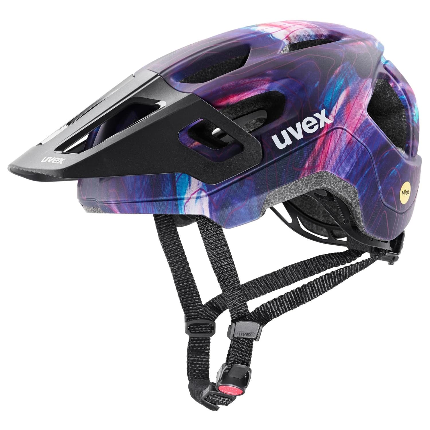Детска каска за планинско колоездене Uvex Kid's React MIPS Bike helmet - Pink Altimeter Matt