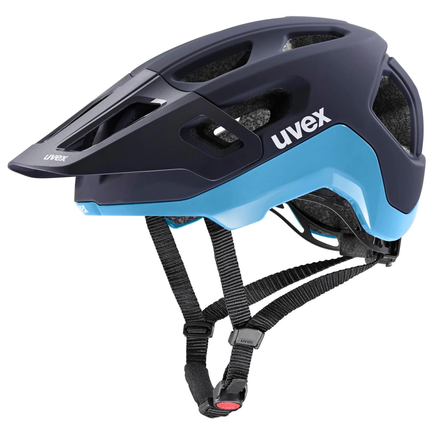 Каска за планинско колоездене Uvex React Bike helmet - Deep Space / Azure Matt