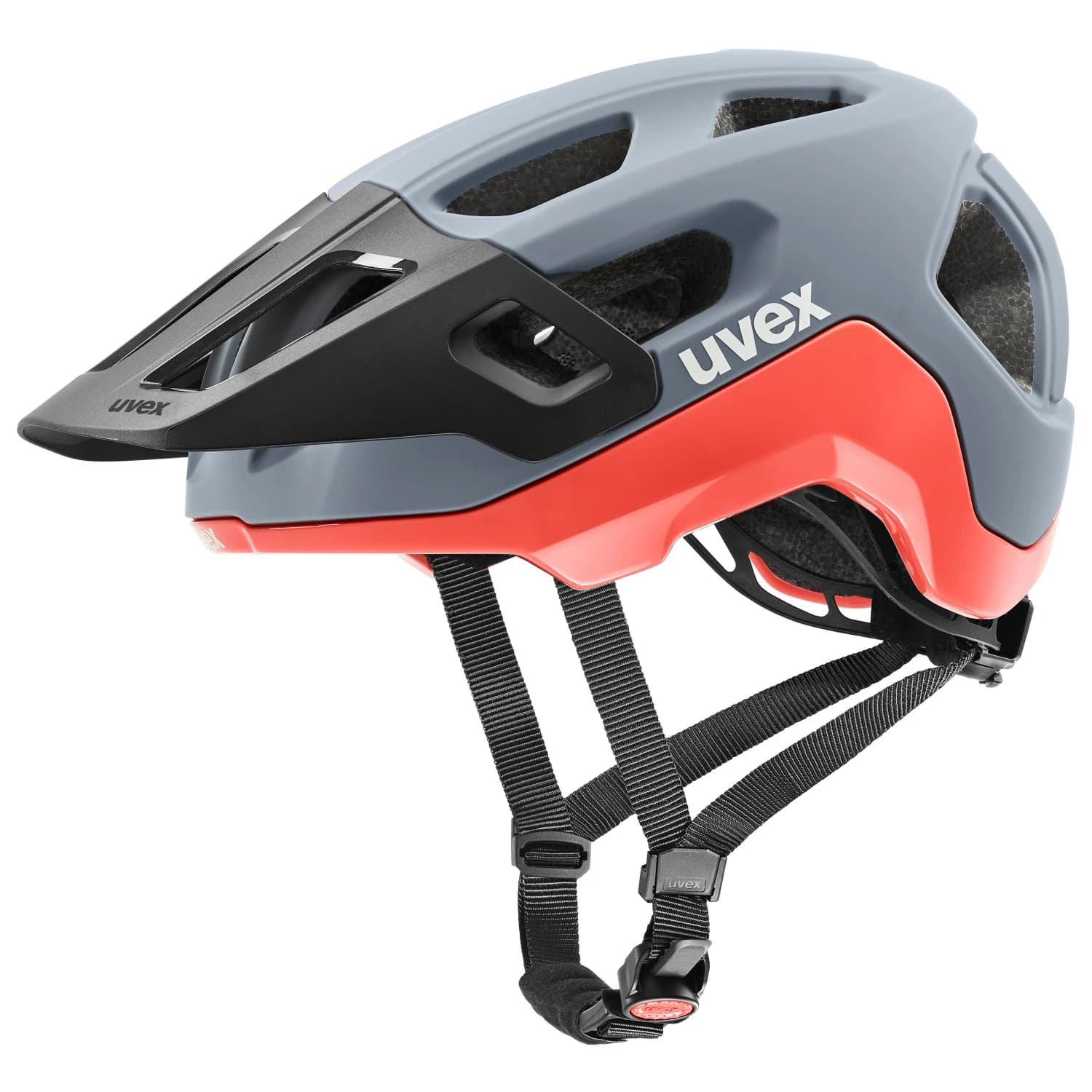Каска за планинско колоездене Uvex React Bike helmet - Rhino / Apricot Peach Matt