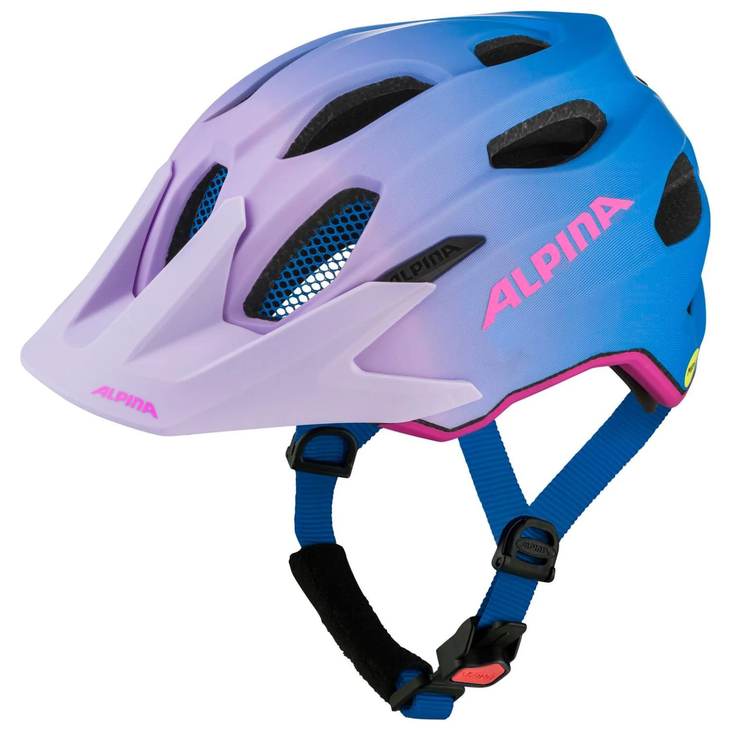 Детска каска за планинско колоездене Alpina Kid's Apax Mips Bike helmet - Fading Purple Matt