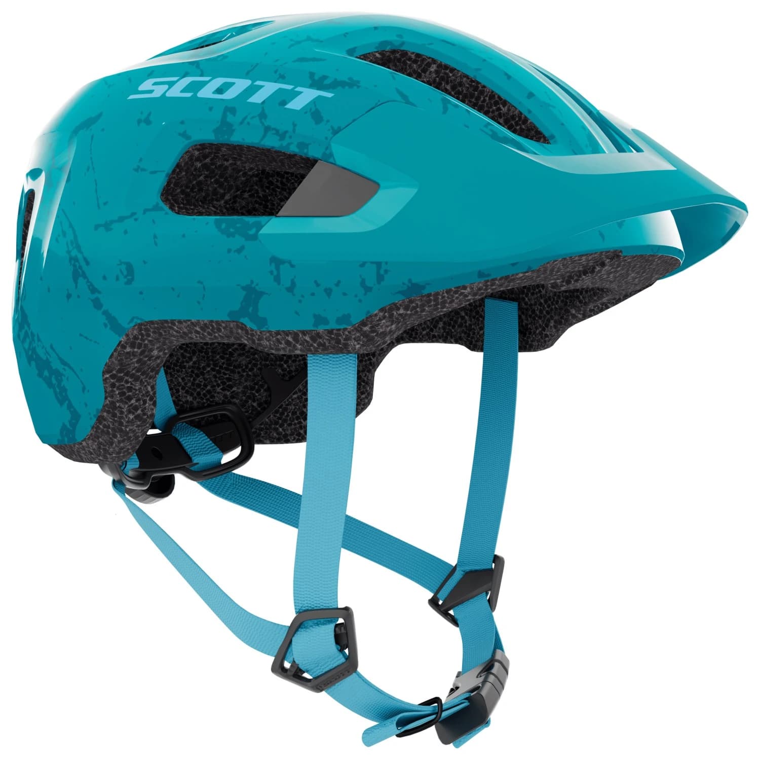 Детска каска за планинско колоездене Scott Kid's Helmet Supra (CE) Bike helmet - Cerulean Blue
