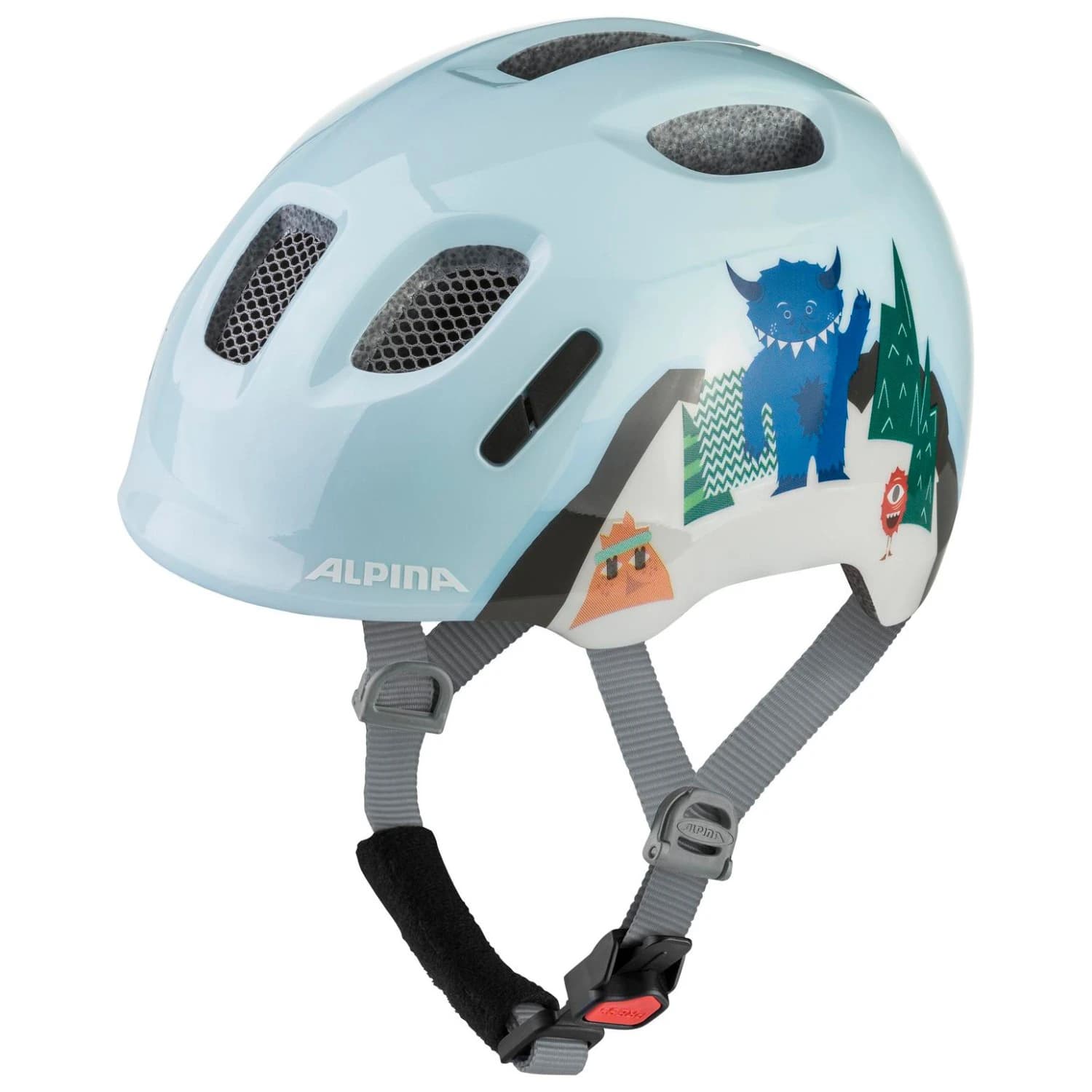 Детска каска за велосипед Alpina Kid's Ximo 2 Bike helmet - Mountain Monster Gloss