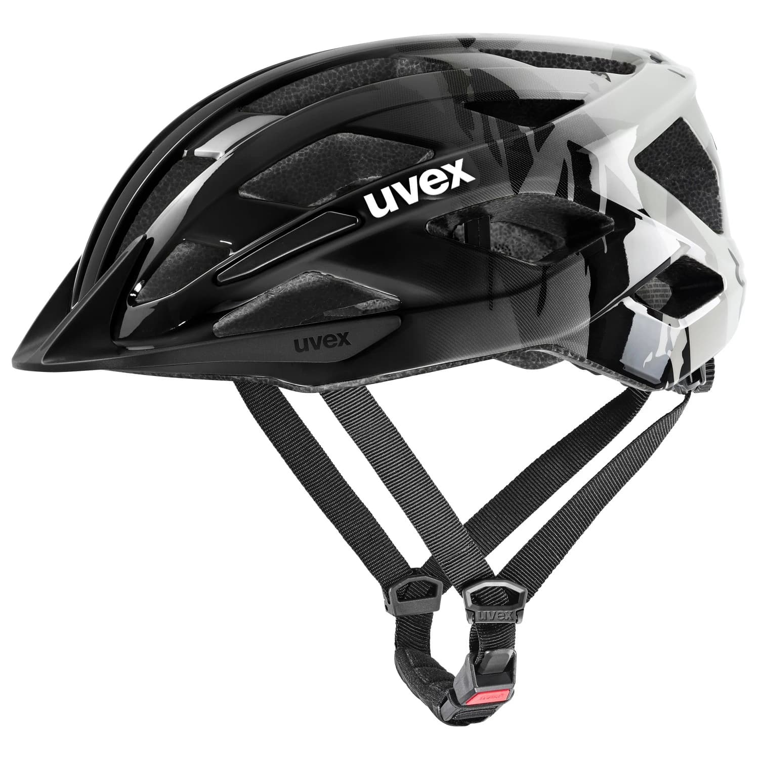 Детска каска за велосипед Uvex Kid's Air Wing 2 Bike helmet - Warm Grey / Black
