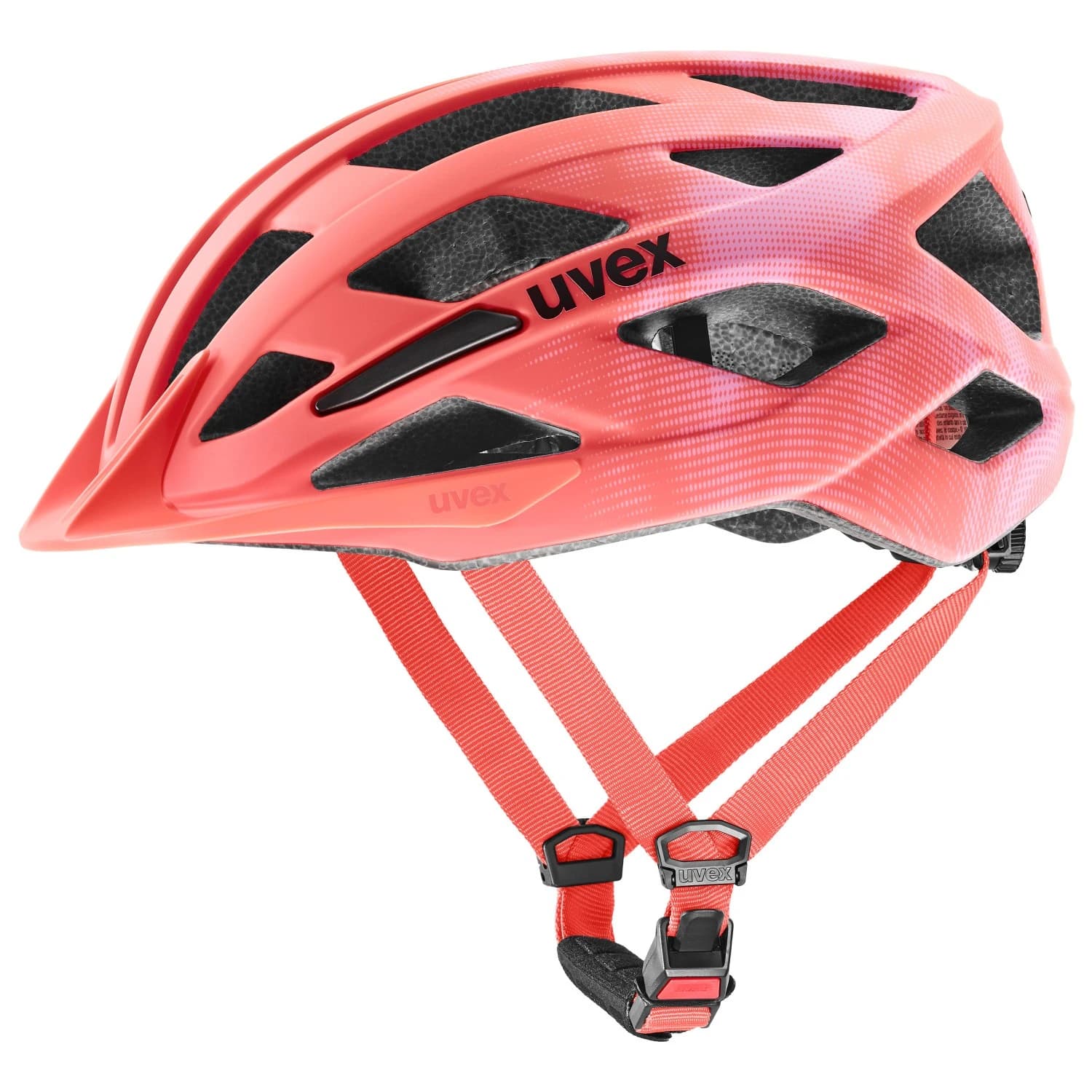 Детска каска за велосипед Uvex Kid's Air Wing 2 CC Bike helmet - Coral / Strawberry Matt