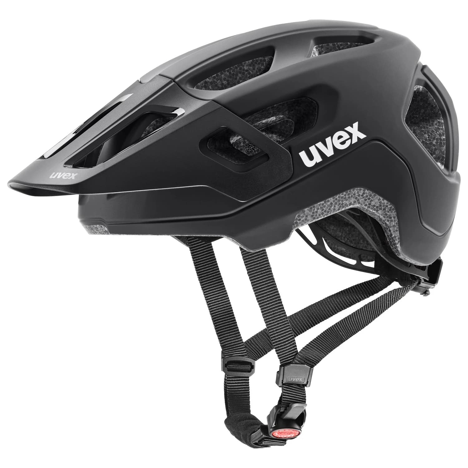 Детска каска за планинско колоездене Uvex Kid's React Jr. Bike helmet - Black Matt