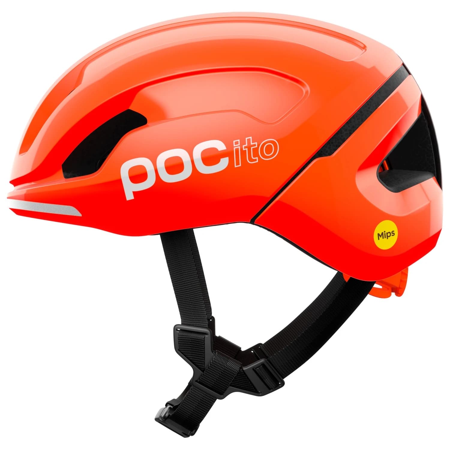 Каска за шосейно колоездене Poc Pocito Omne Mips Bike helmet - Fluorescent Orange