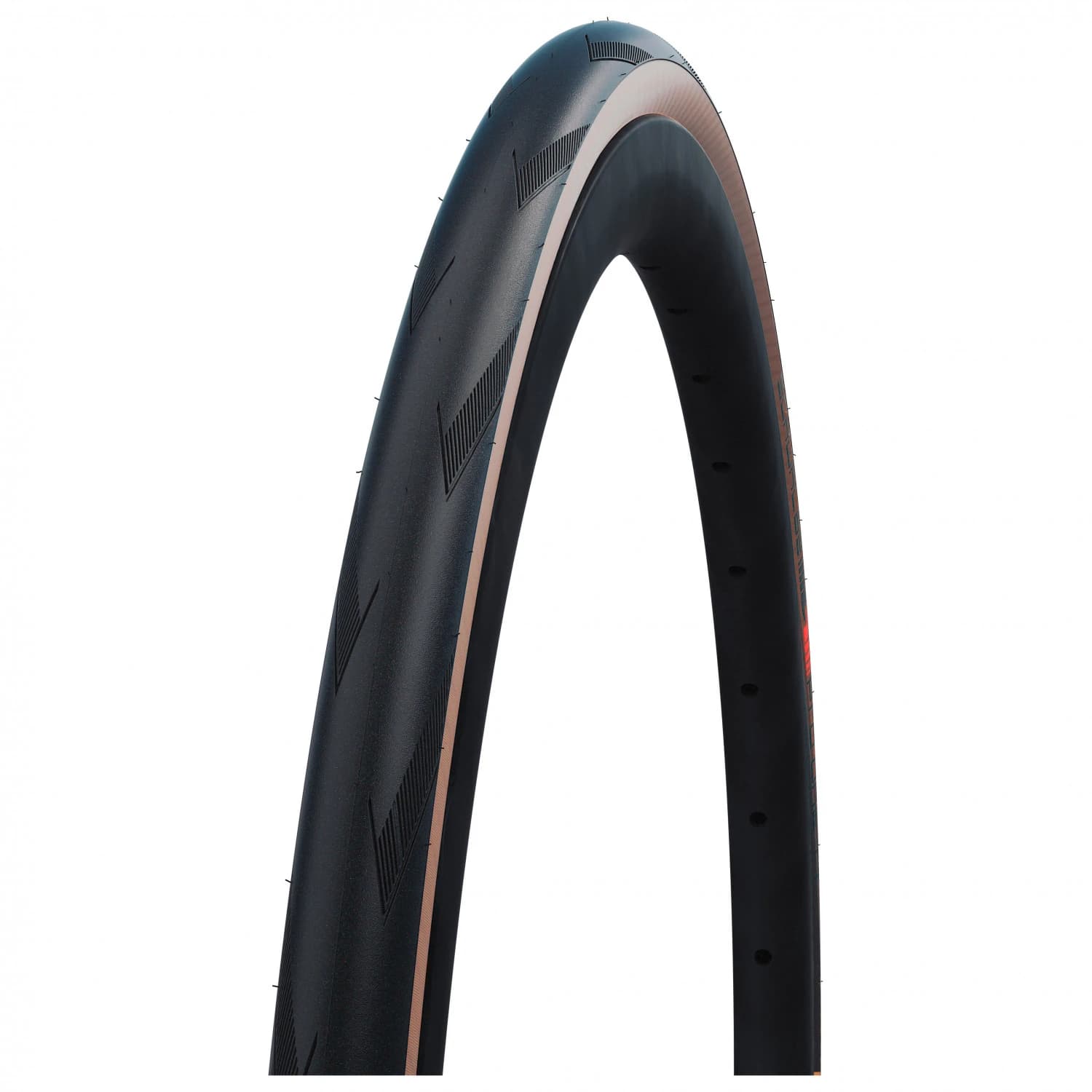 Гума за шосейно колоездене Schwalbe Pro One Evo Super Race 28'' (25-622) V-Guard TLE Cyclocross tyre - Transparent Skin