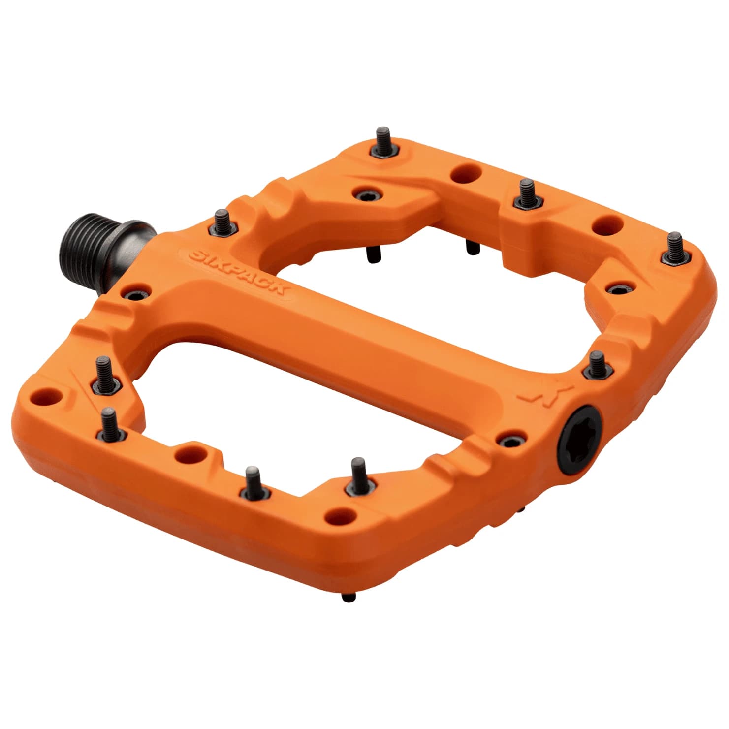 Платформен педал Sixpack racing Kamikaze PA Platform pedals - Foxhunt Orange