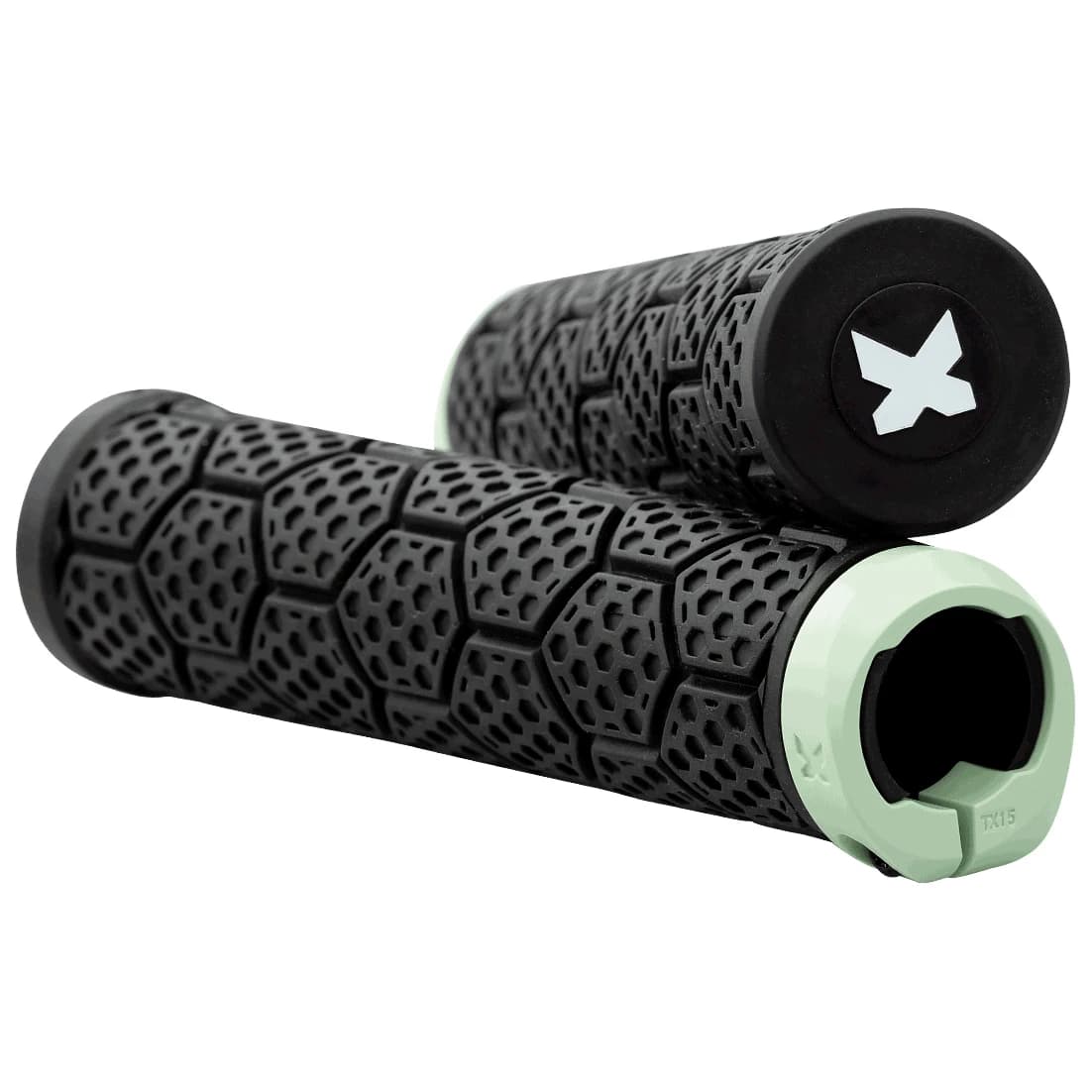 Грипове за кормило Sixpack racing D-Trix PA Bike grips - Smoked Green