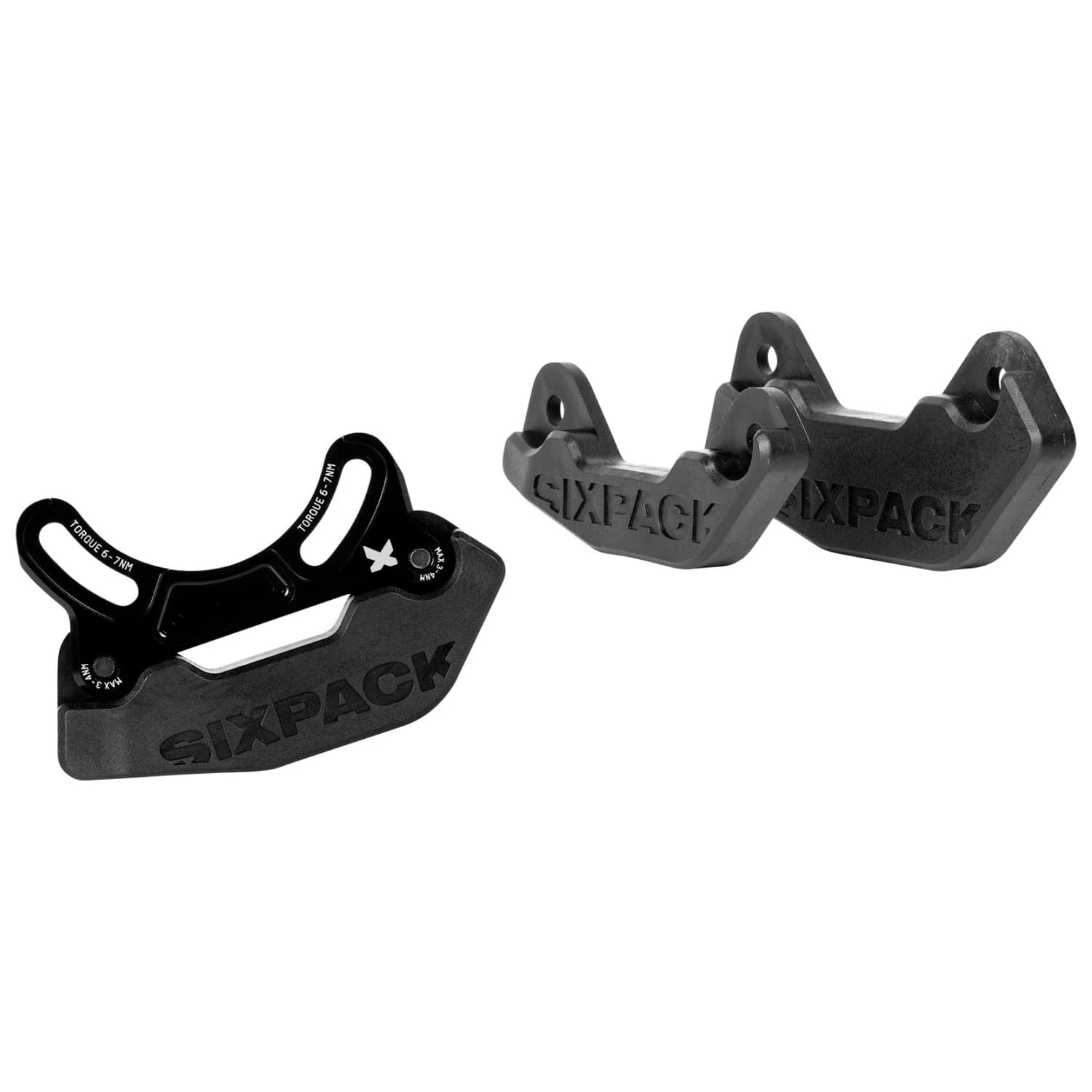 Части за велосипед Sixpack racing Vertic Bash Guard Chain ring protector - Black