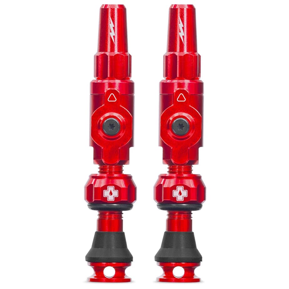 Аксесоар за безкамерен гума Muc Off Tubeless Valves Big Bore Lite Bicycle valve - Red