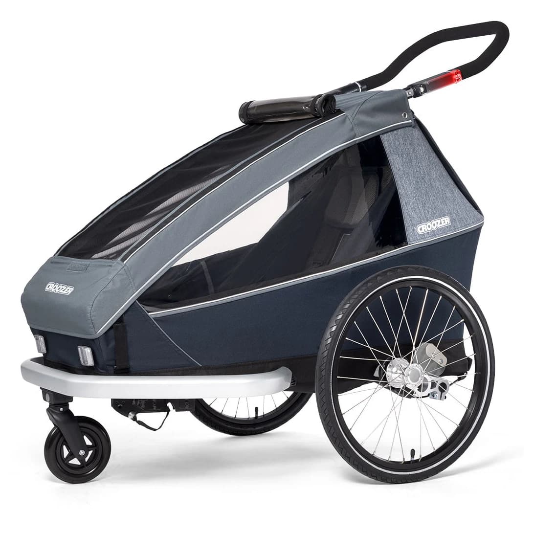 Детско детско ремарке Croozer Croozer Kid Vaaya 1 Child trailer - Graphite Blue