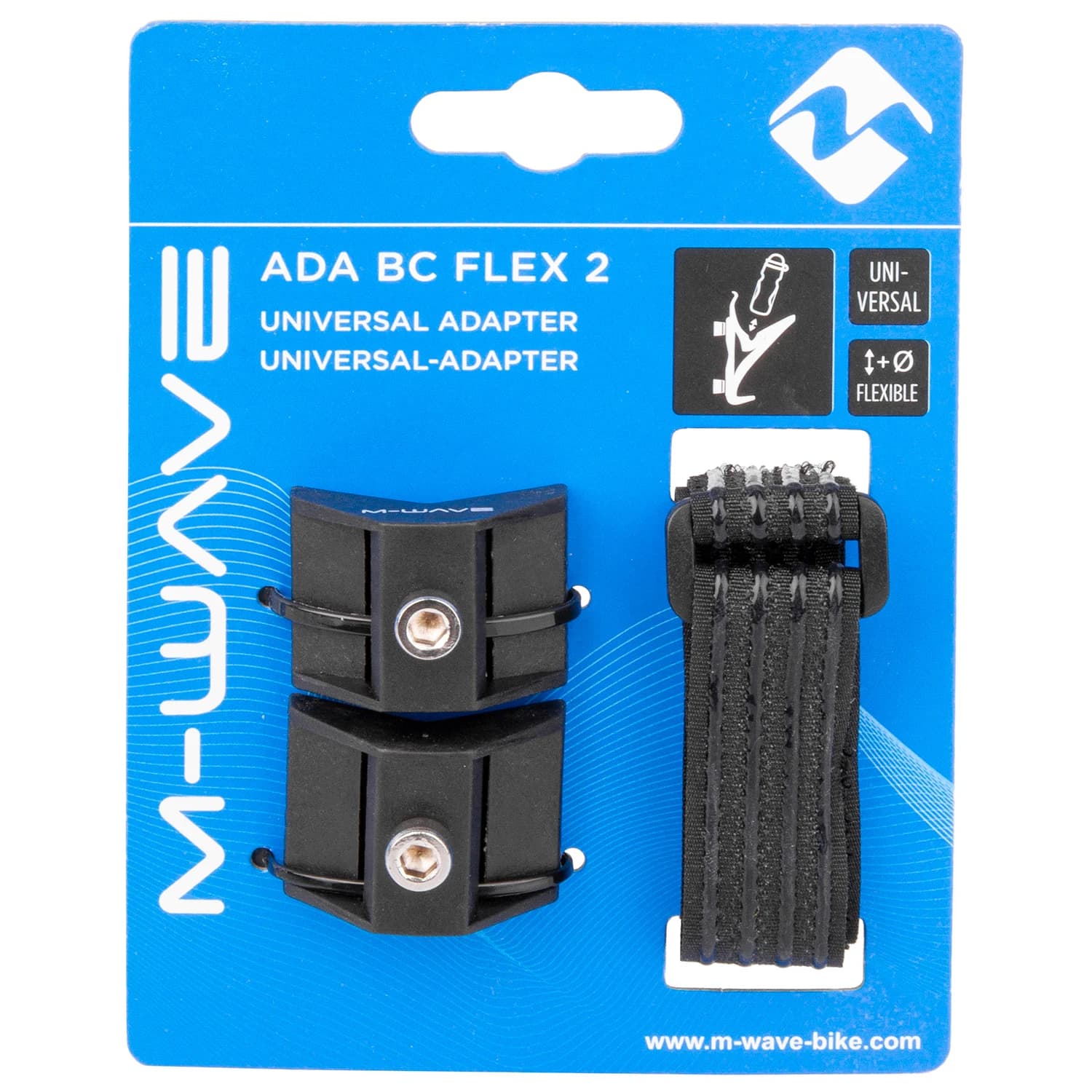 Поставка за бутилка M-wave ADA BC Flex 2 Universal Adapter Bottle holders - Black