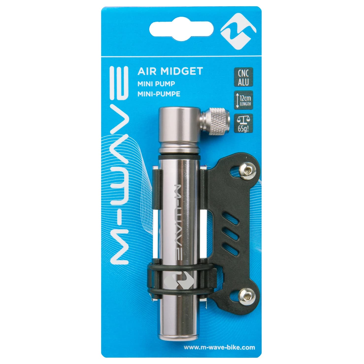 Мини помпа M-wave Air Midget Mini pump - Silver