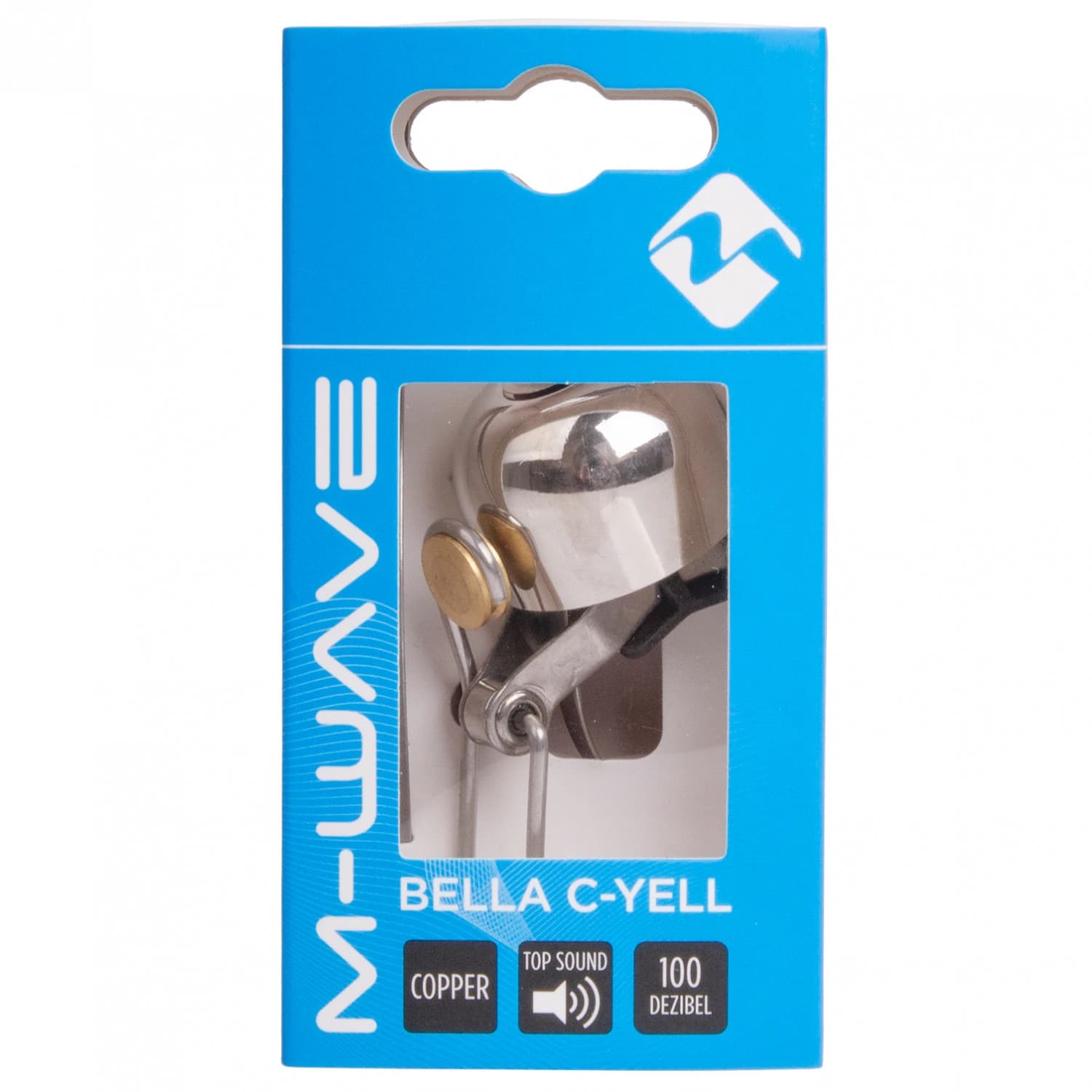 M-wave Bella C-Yell Bicycle bell - Silver