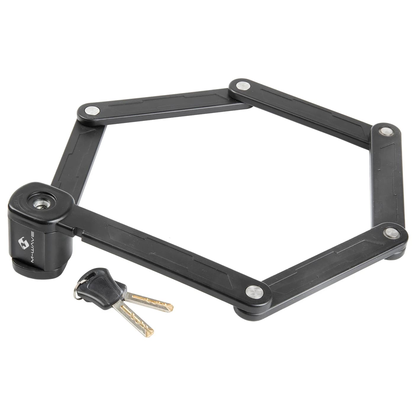 Сгъваем катинар M-wave Faltschloss F 875/6 Bike lock - Black