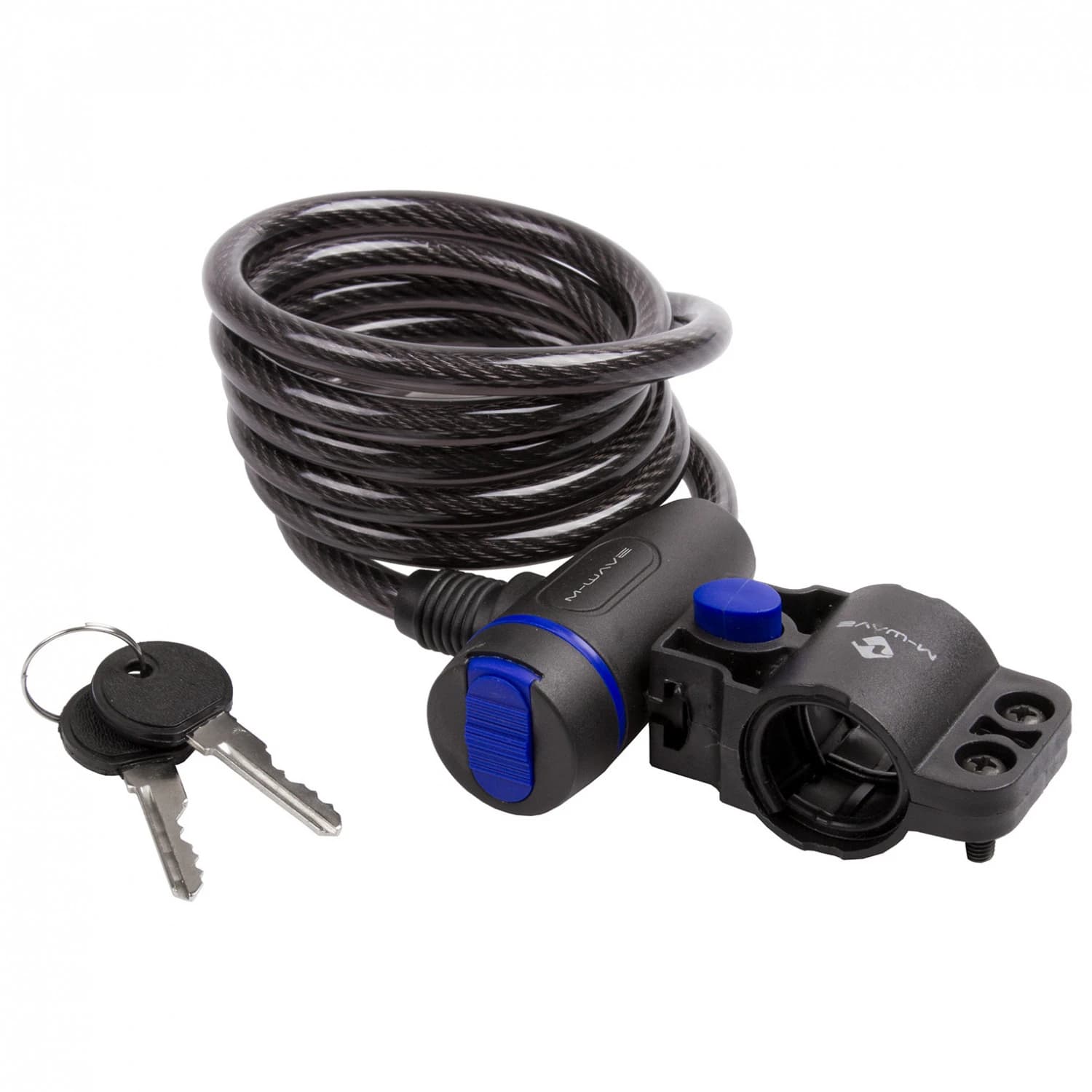 Кабелен катинар M-wave Spiralkabelschloss S 8.15 Bike lock - Black