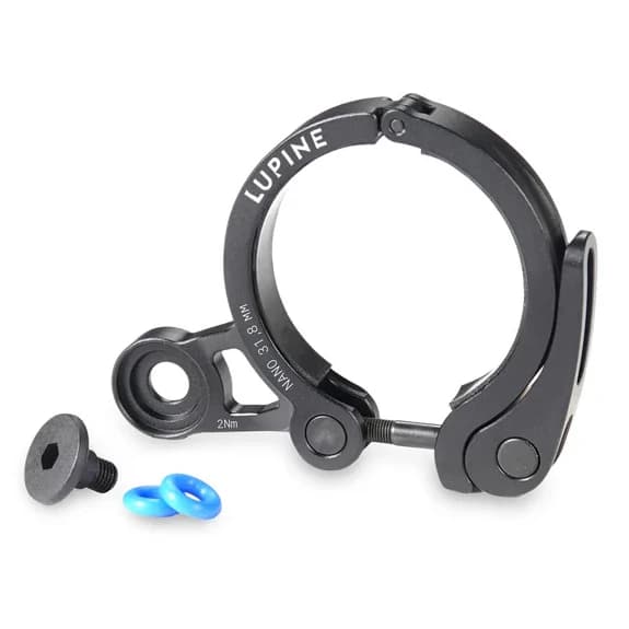 Аксесоар за велосипеден светлини Lupine SL Nano Schnellspanner 35 mm Mounting bracket - Black