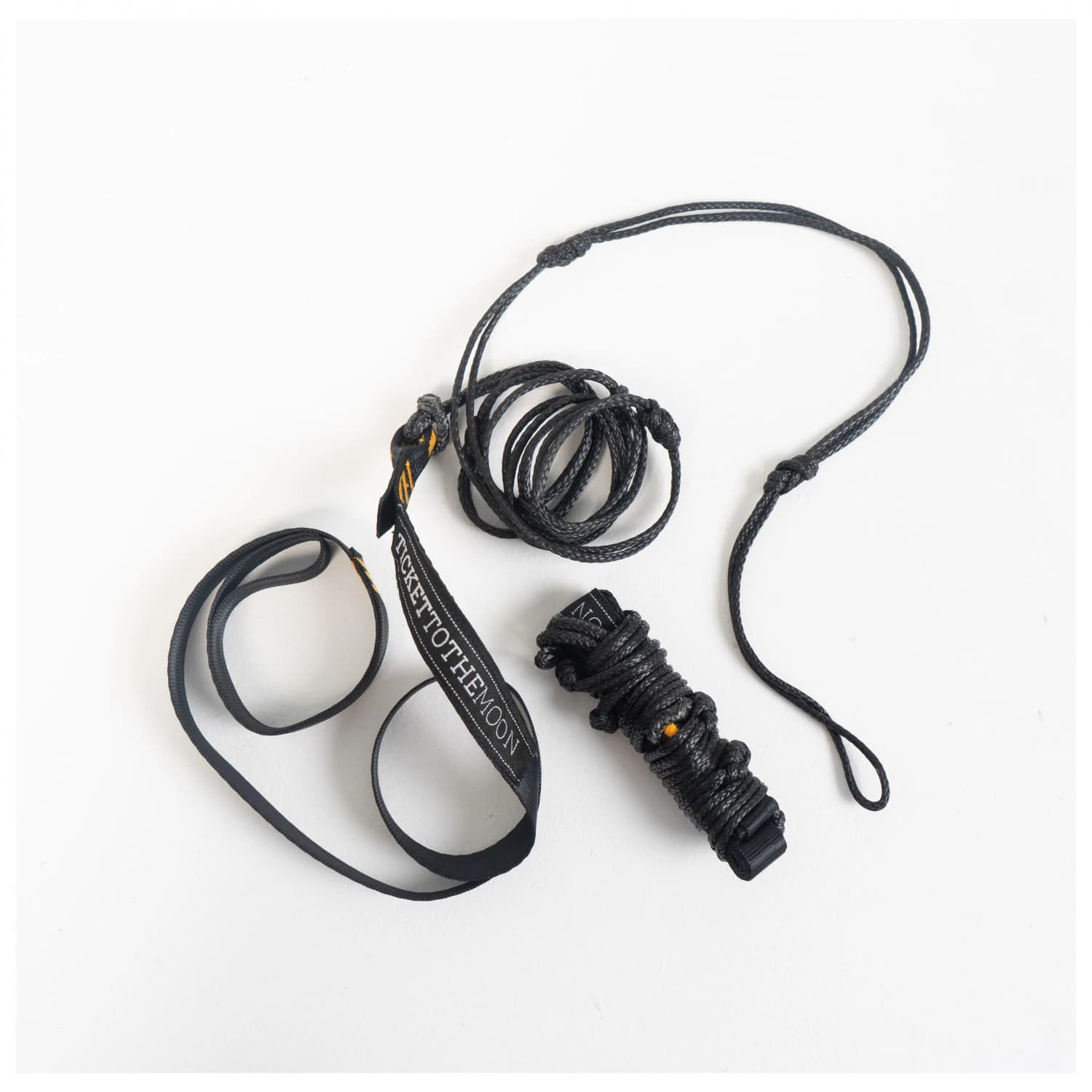 Хамак Ticket to the moon Lightest Straps Hammock suspension - Black