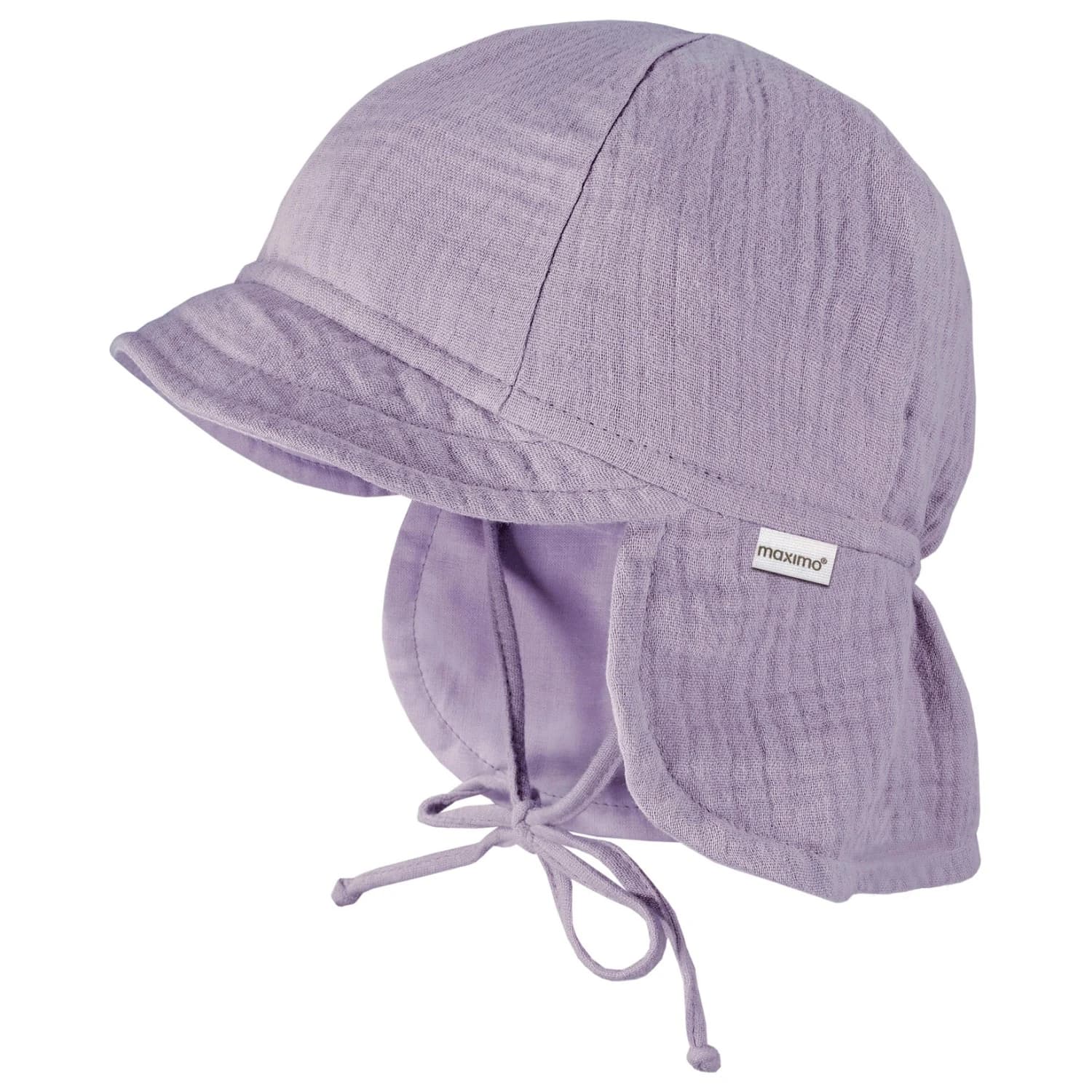 Детска шапка с козирка maximo Kid's Mini Schildmütze Musselin Cap - Flieder