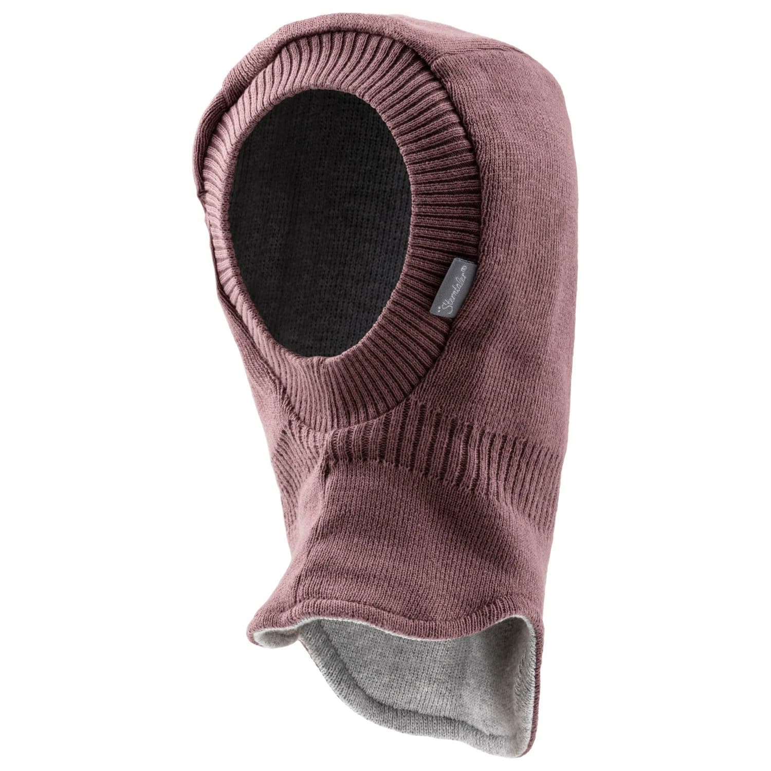 Детска балаклава Sterntaler Kid's Reversible Knitted Beanie Balaclava - Rosa