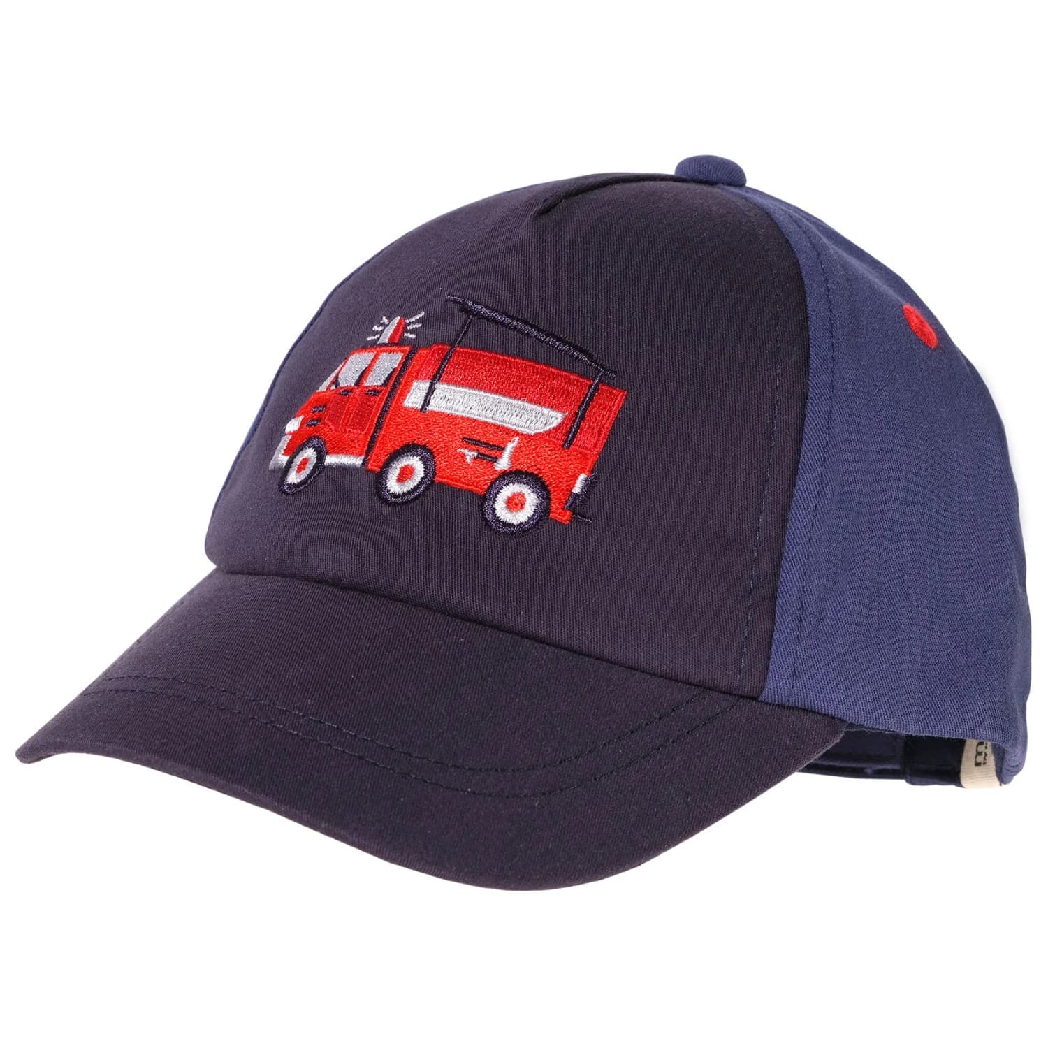 Детска шапка с козирка maximo Kid's Mini Boy Cap Fire Engine Klettverschluß Cap - Navy