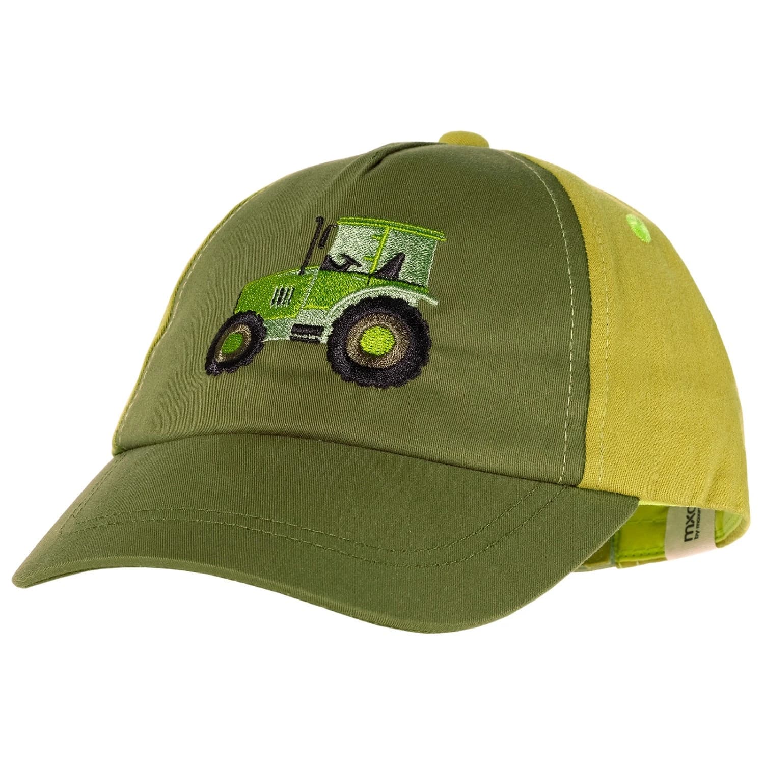 Детска шапка с козирка maximo Kid's Mini Boy Cap Traktor Klettverschluß Cap - Green