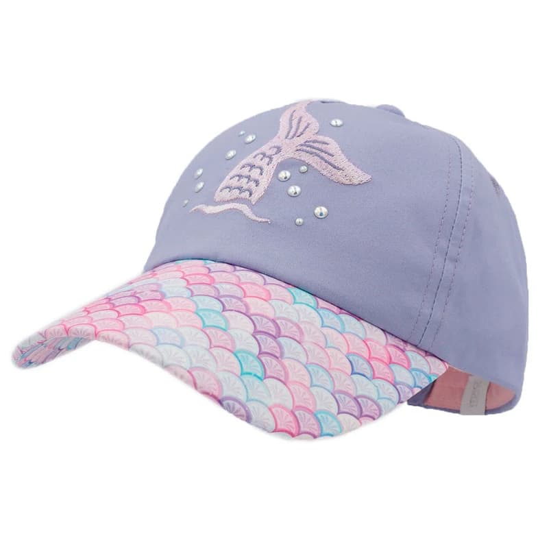 Детска шапка с козирка maximo Kid's Mini Girl Cap Mermaid Klettverschluß Cap - Hyazinthe