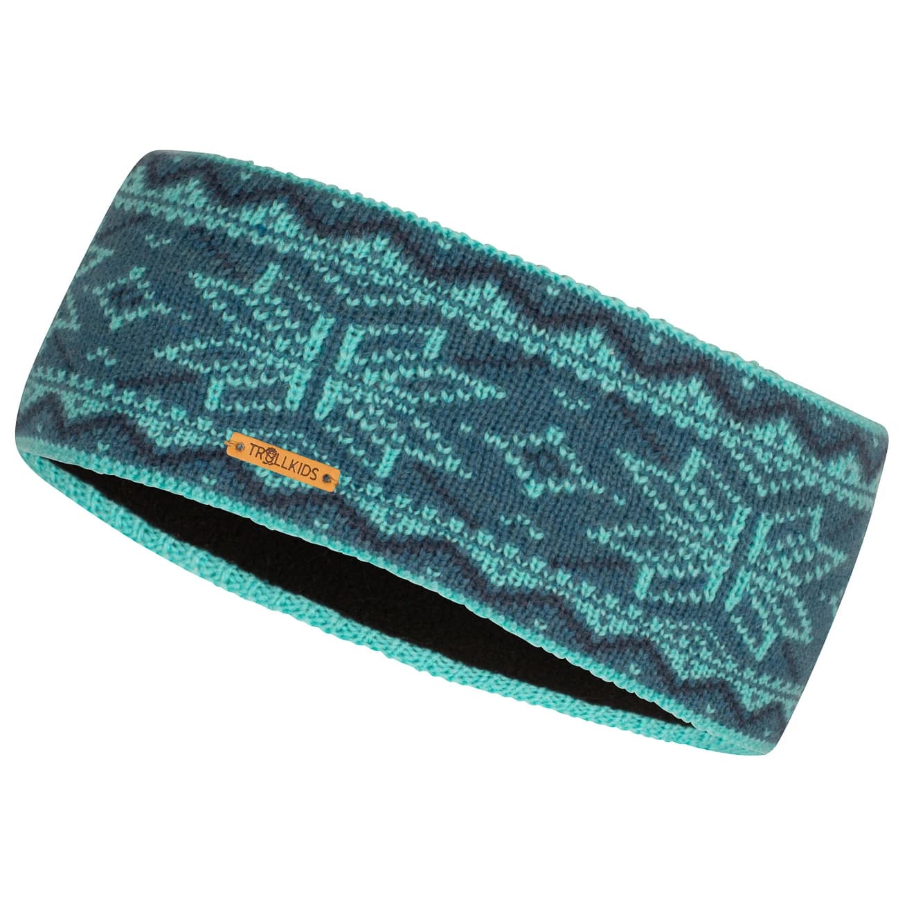 Детска лента за глава Trollkids Girl's Rauland Headband - Dark Marine / Mystic Blue / Arctic Blue