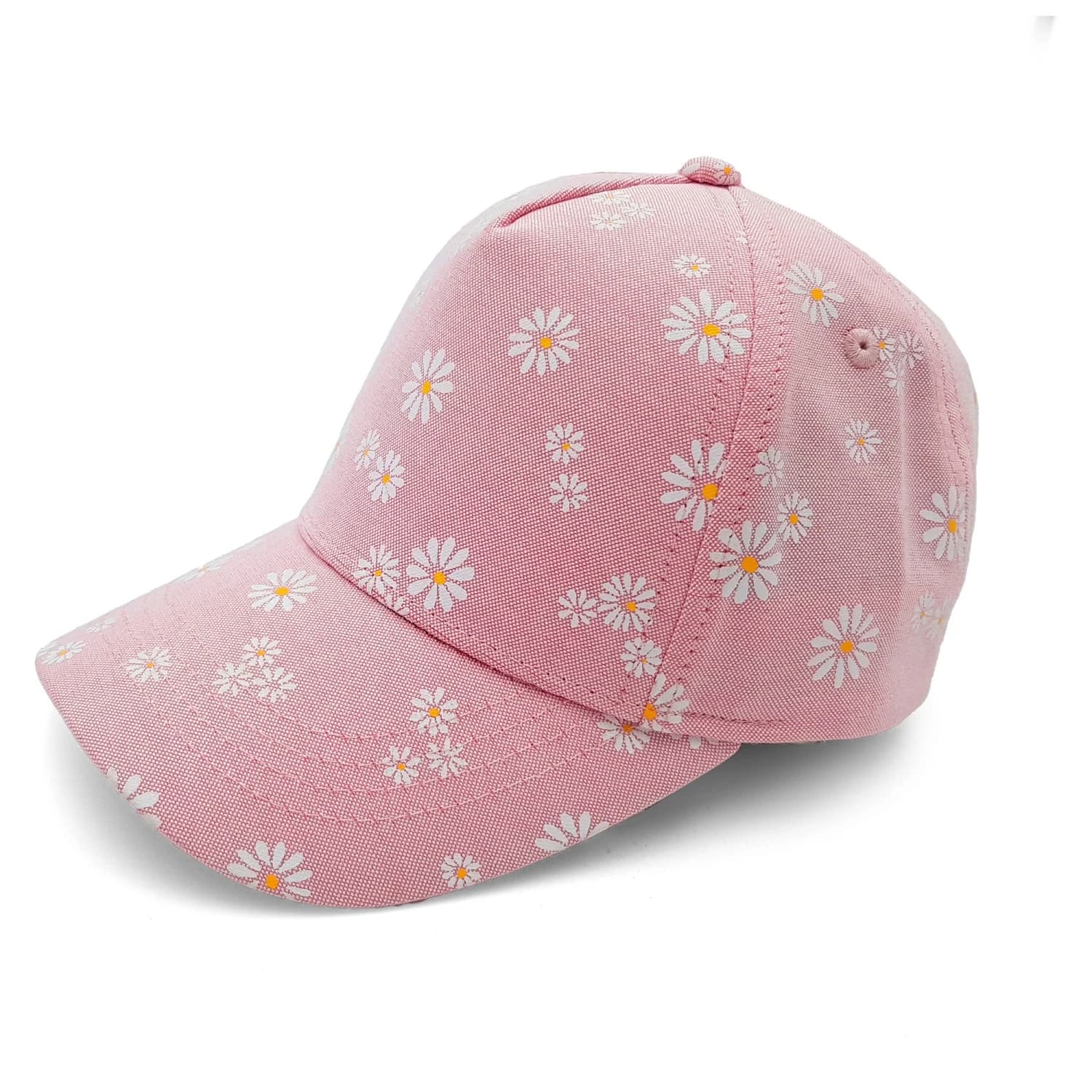 Детска шапка с козирка maximo Kid's Mini Girl-Cap Margerite Klettverschluss Cap - Blassrosa