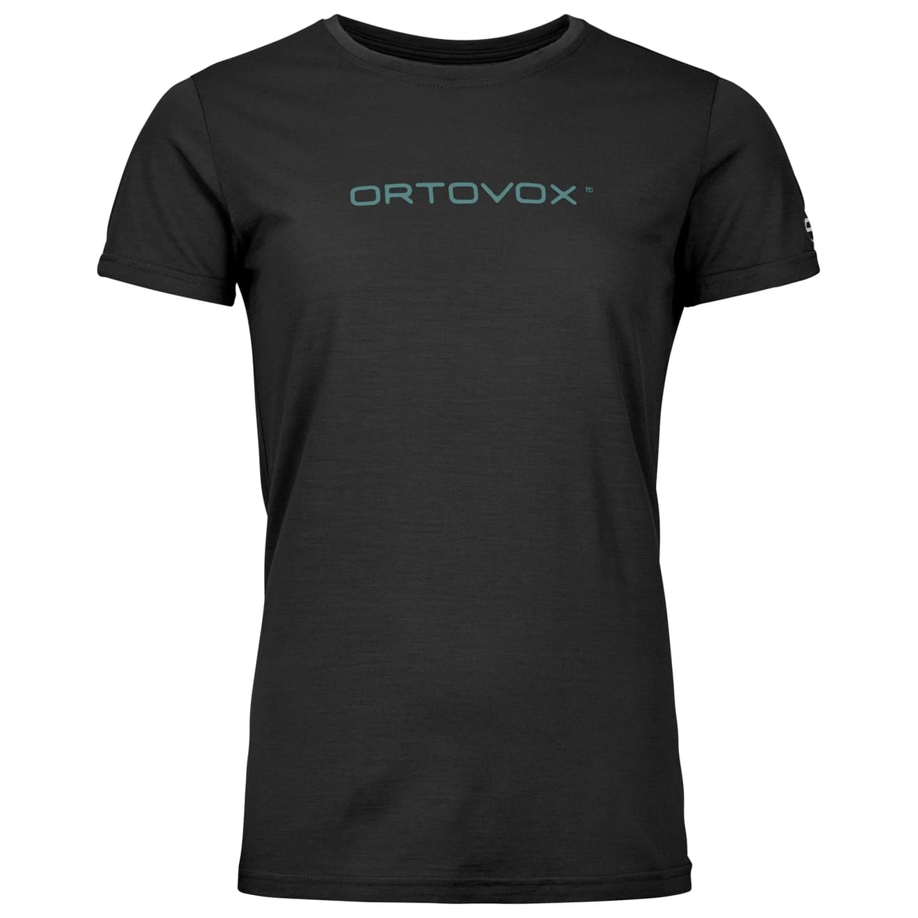 Дамска мериносова блуза Ortovox Women's 150 Cool Brand T-Shirt Merino shirt - Black Raven