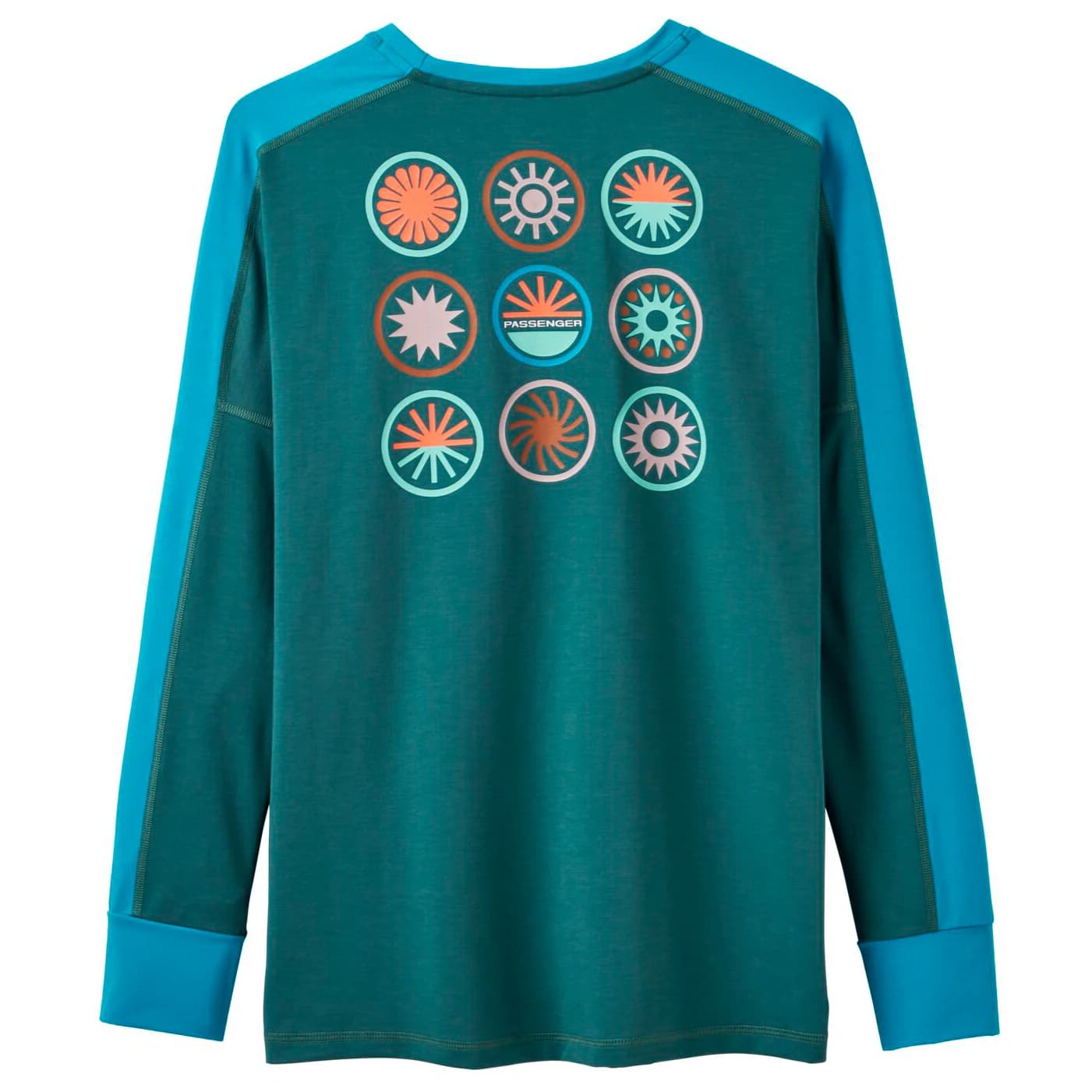 Дамска спортна тениска Passenger Women's Chase The Light Active T-Shirt T-shirt - Deep Ocean