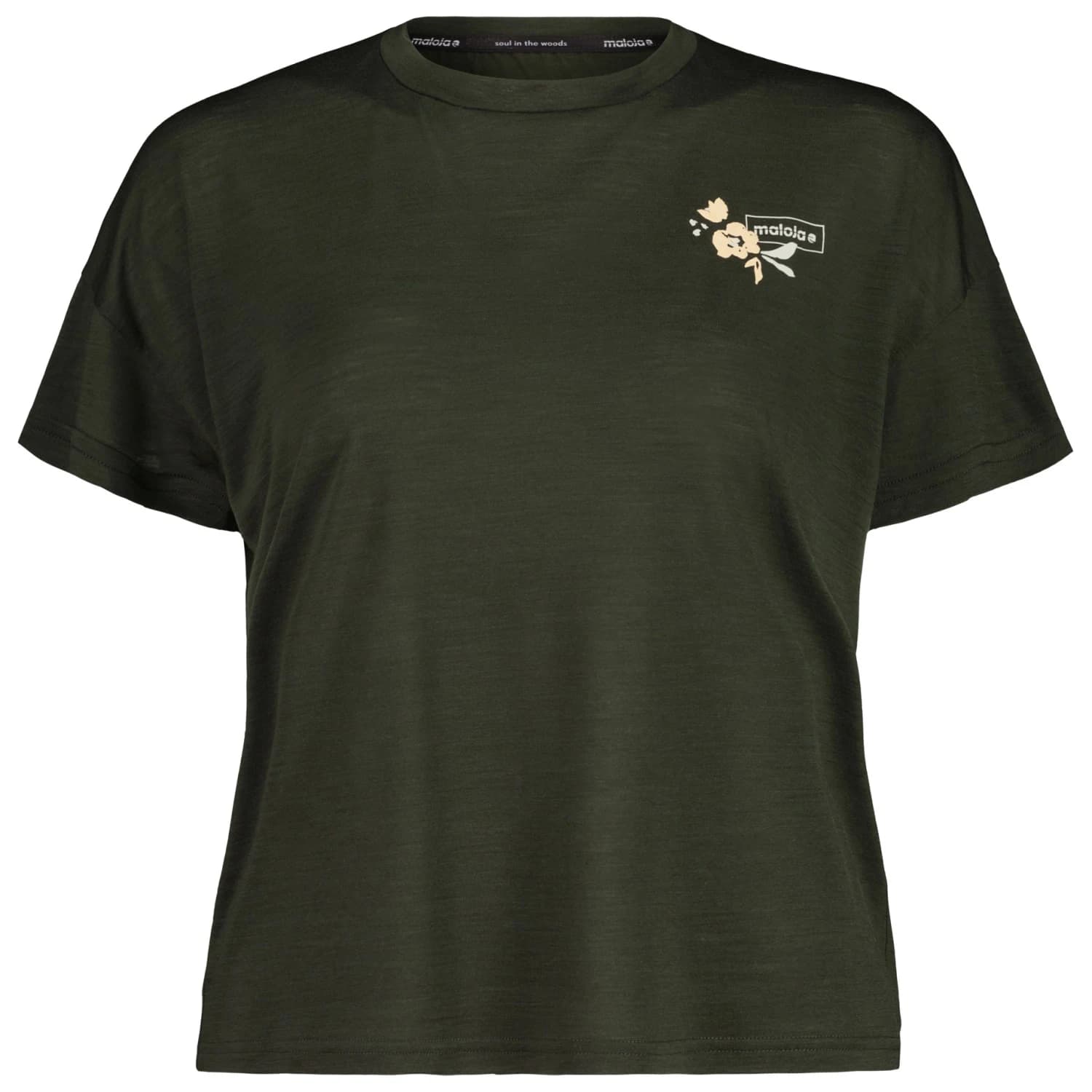 Дамска мериносова блуза Maloja Women's HongarM. Merino shirt - Alpine Woods