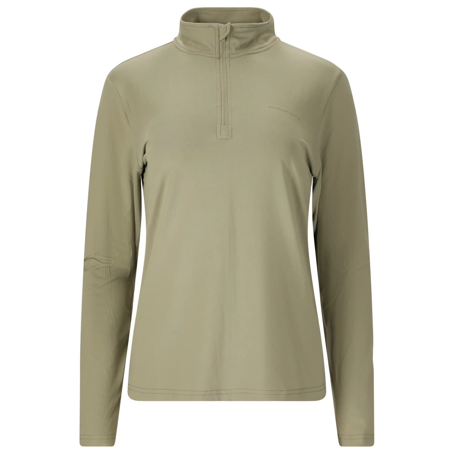 Дамска тениска ENDURANCE Women's Aileen Midlayer Running shirt - Seagrass