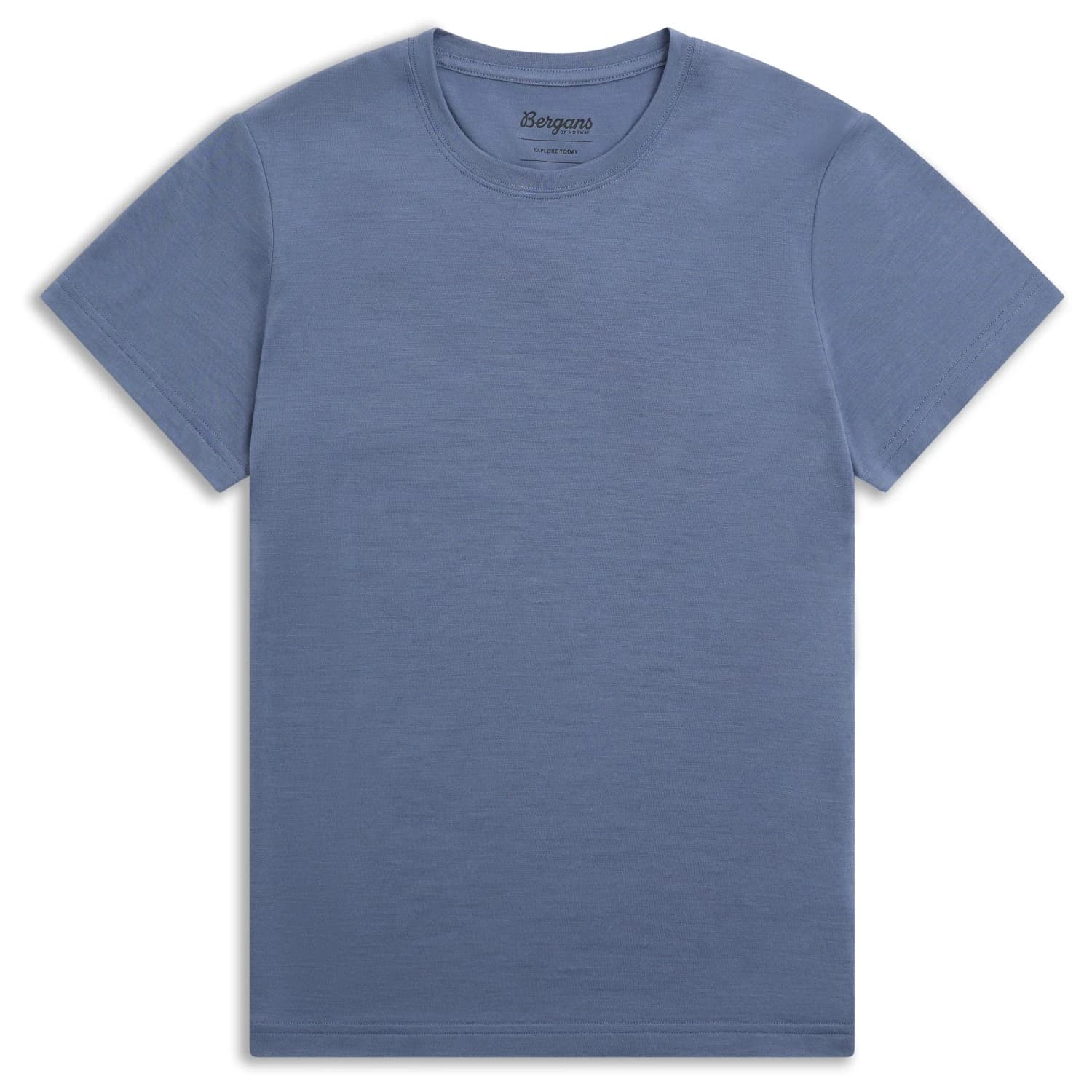 Дамска мериносова блуза Bergans Women's Merino Light Tee Merino shirt - Granite Blue
