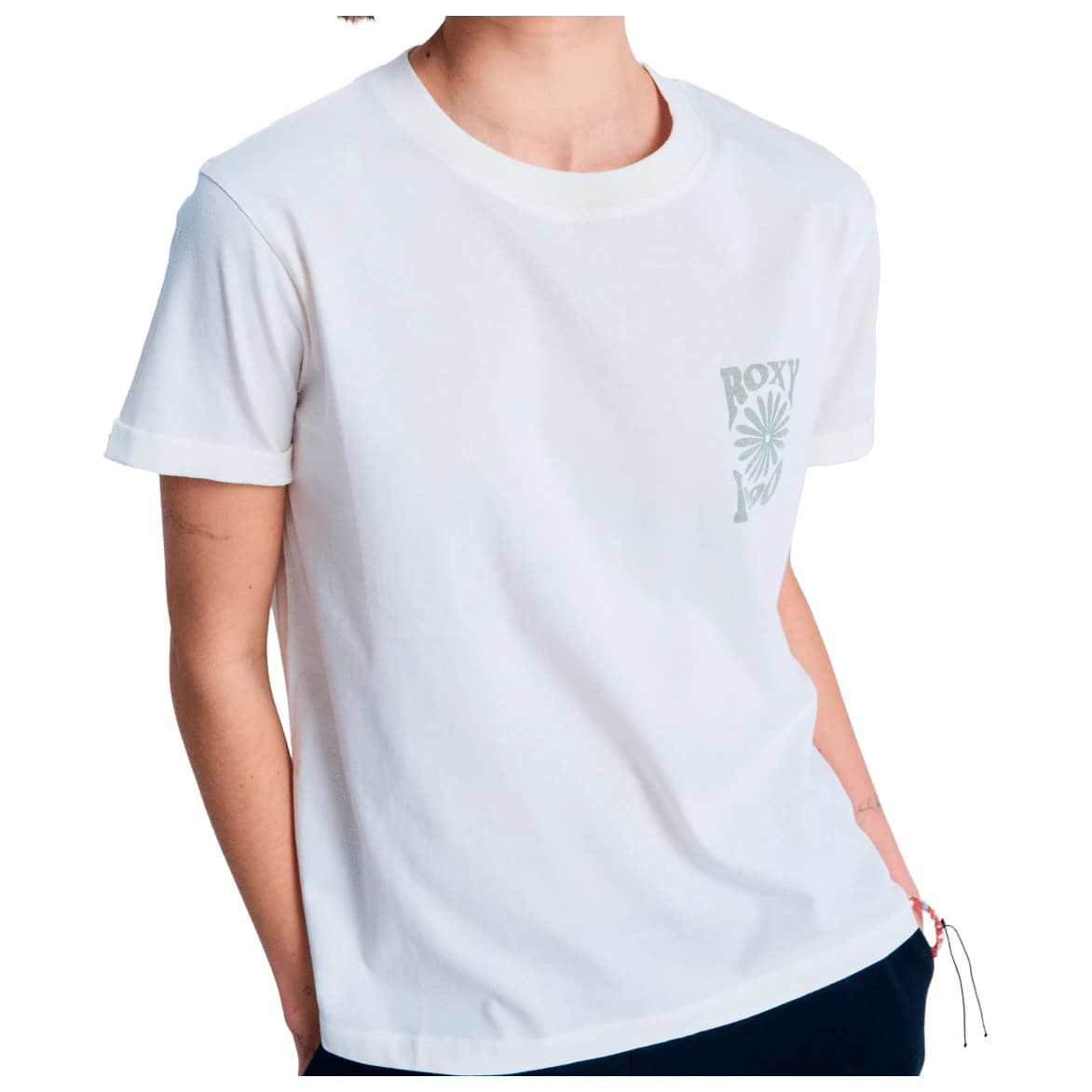 Дамска тениска Roxy Women's Oceanregular FB T-shirt - Coconut Milk