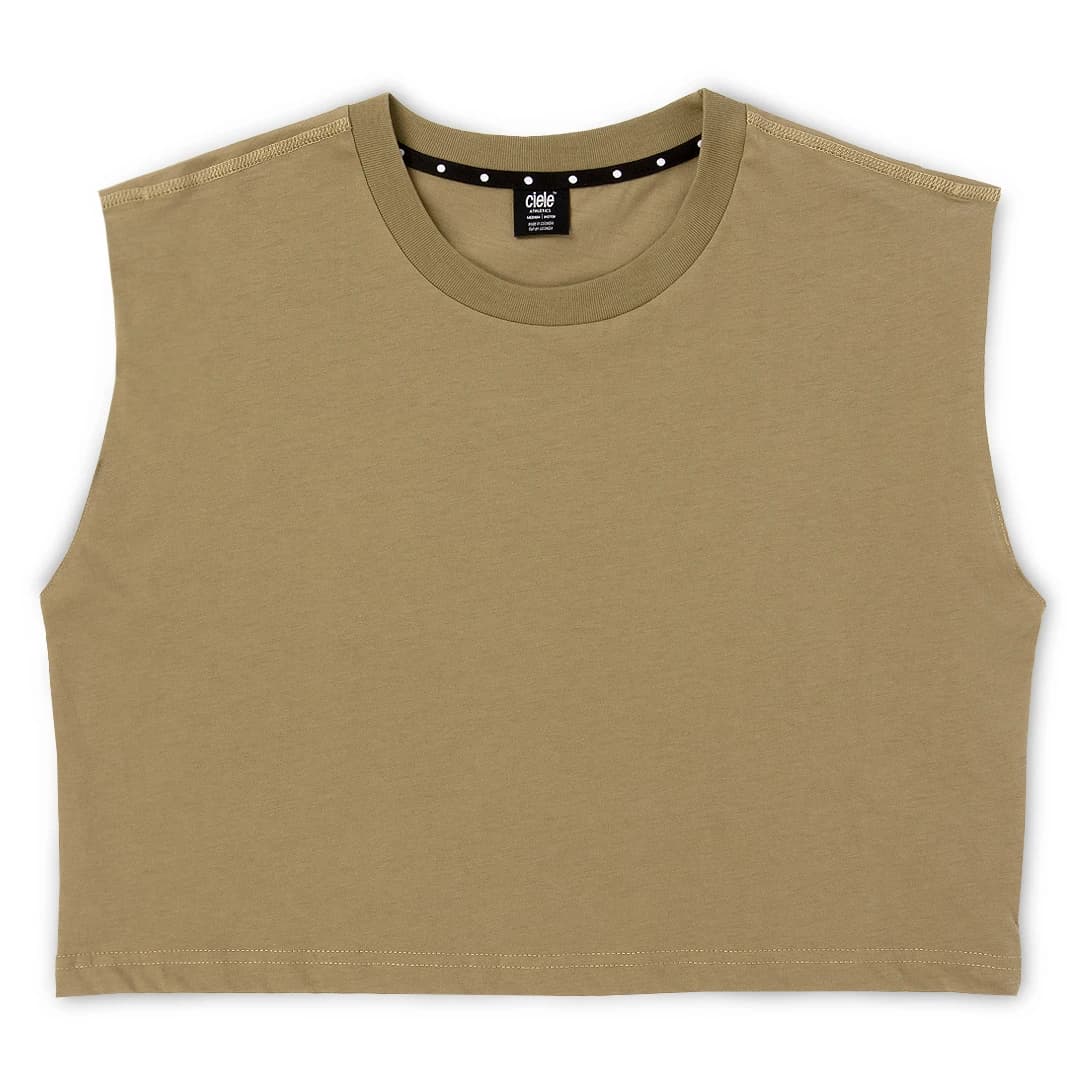 Дамски потник с широка презрамка Ciele Athletics Women's OR Tank Cropped Tank top - Canvas