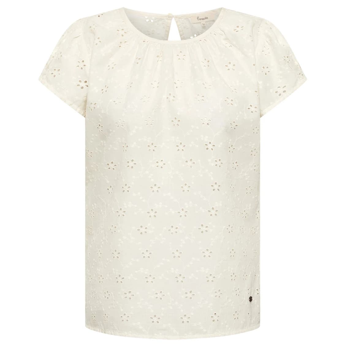 Дамска тениска Tranquillo Women's Bluse Elinaa T-shirt - White