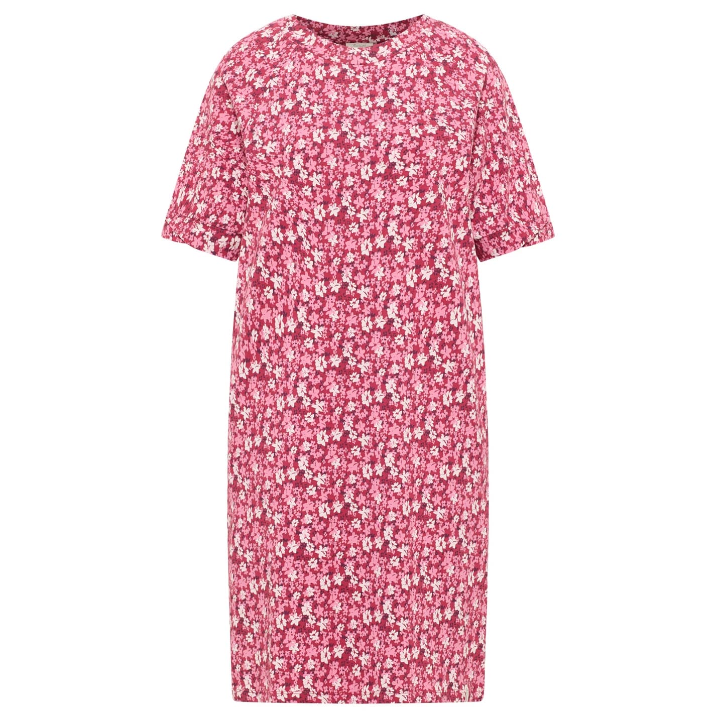 Дамска тениска Tranquillo Women's Jerseykleid Ninaa T-shirt - Red Wildflowers