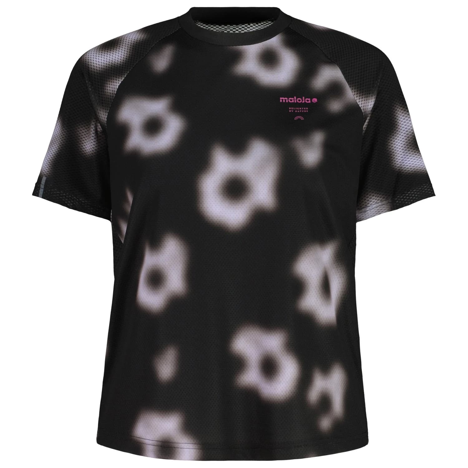 Дамска тениска Maloja Women's LancyM. Running shirt - Deep Black Shadow