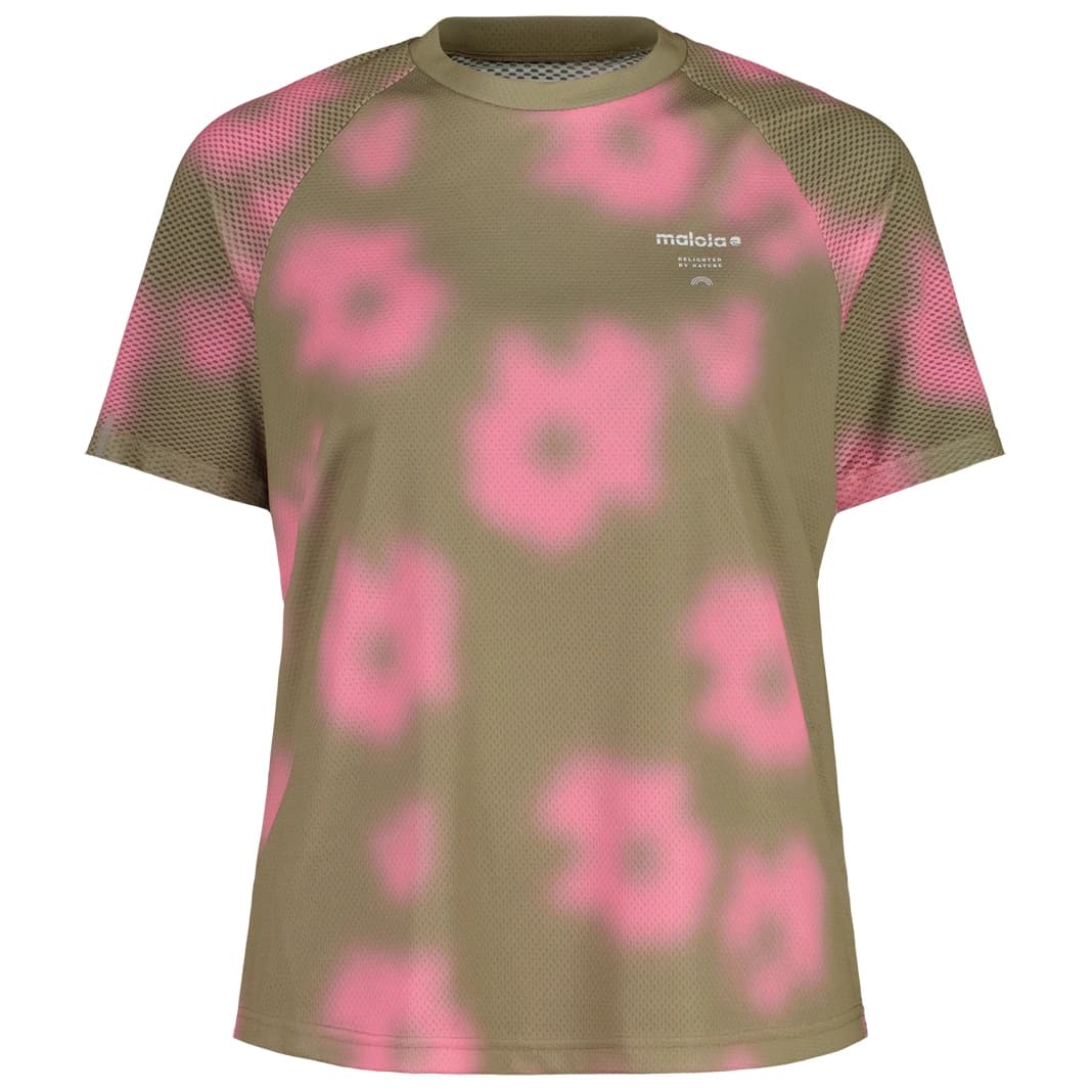 Дамска тениска Maloja Women's LancyM. Running shirt - Warm Shadow