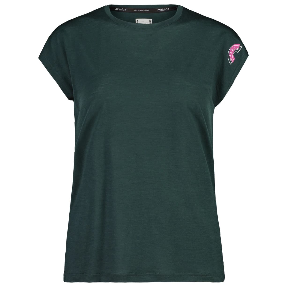 Дамска мериносова блуза Maloja Women's SilsandaM. Sport shirt - Mountain Pine